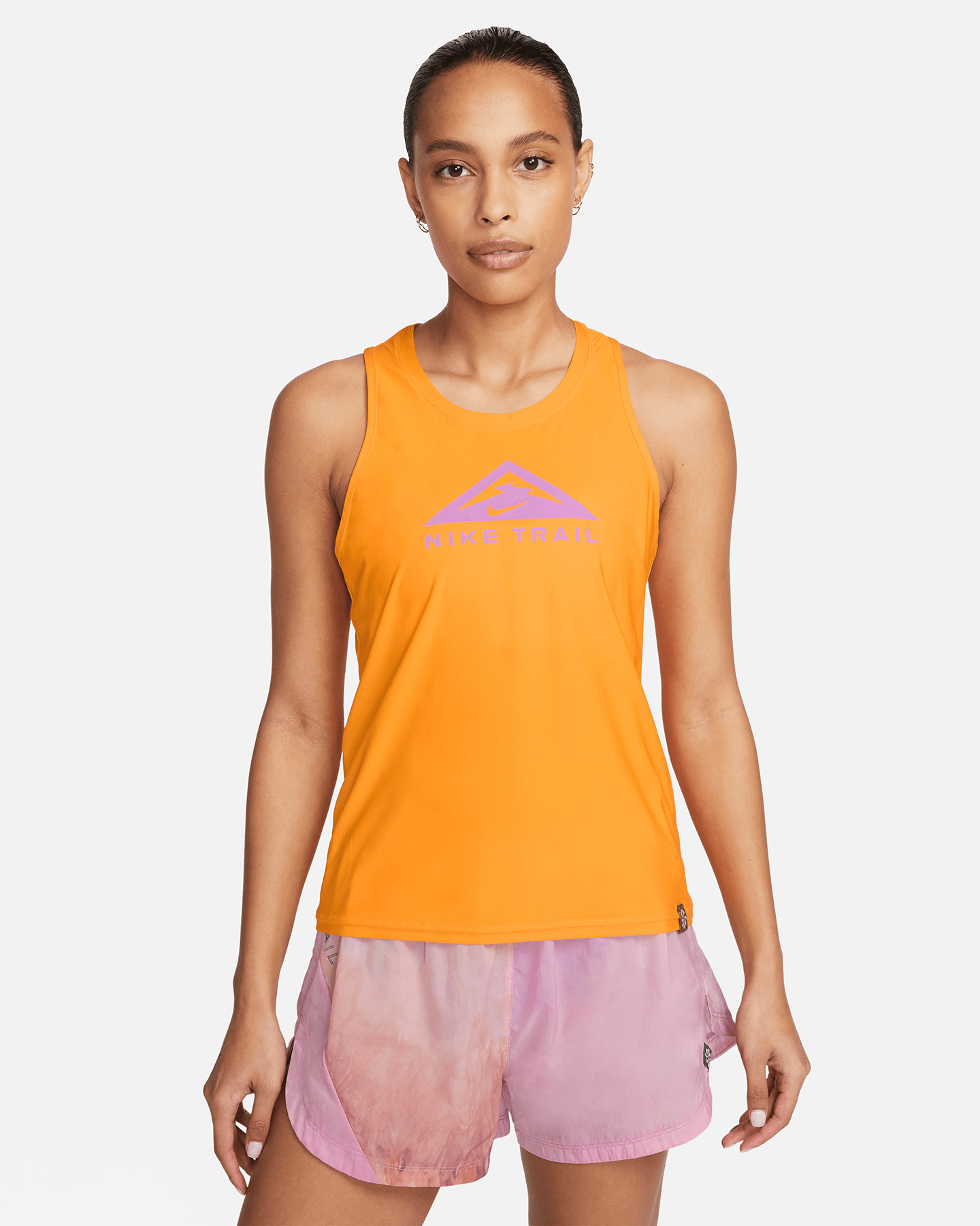 Canotta running NIKE TRAIL DRI FIT W - Arancione - 0 | Cisalfa Sport