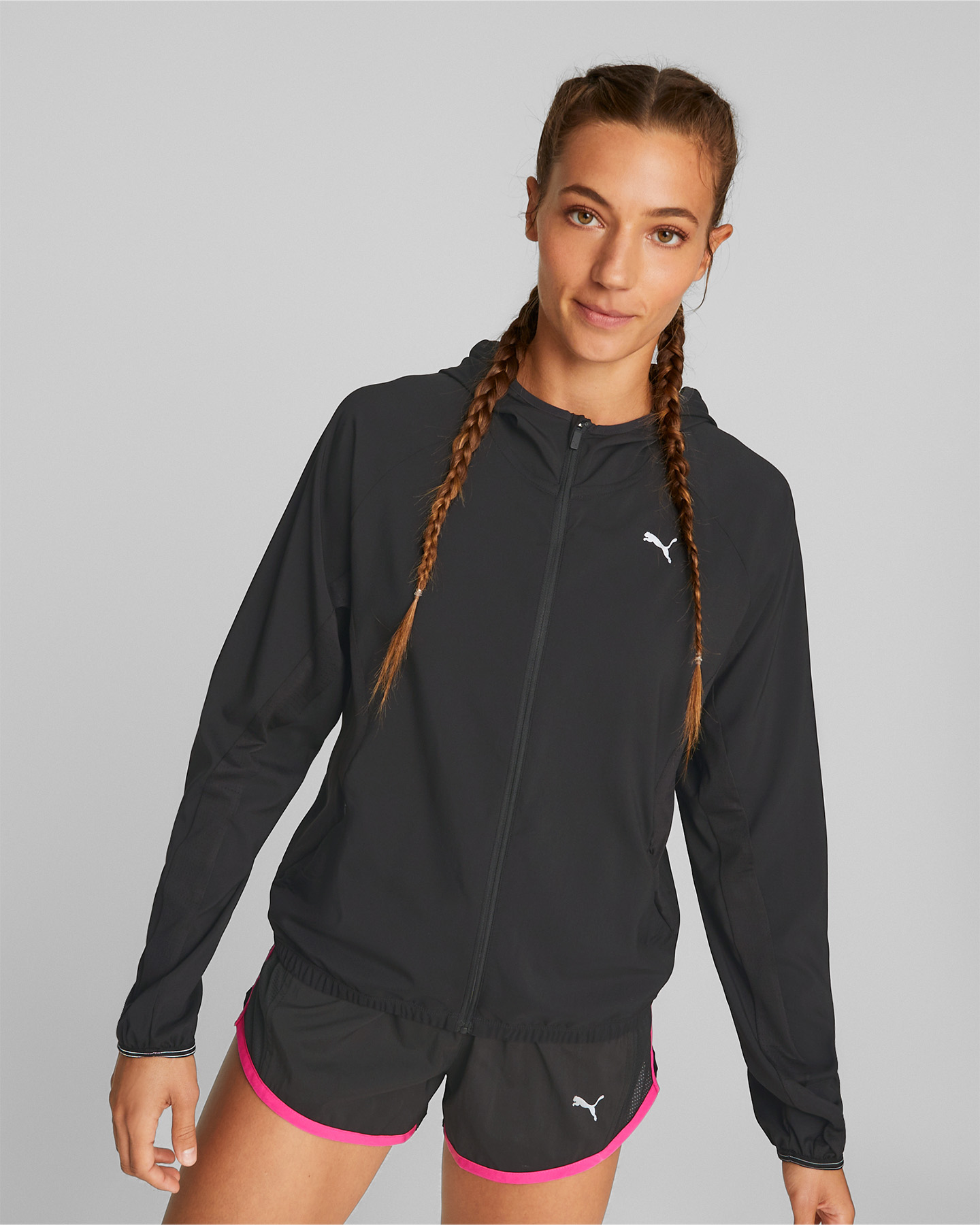 Giacca running PUMA LIGHTWEIGHT W - Nero - 2 | Cisalfa Sport