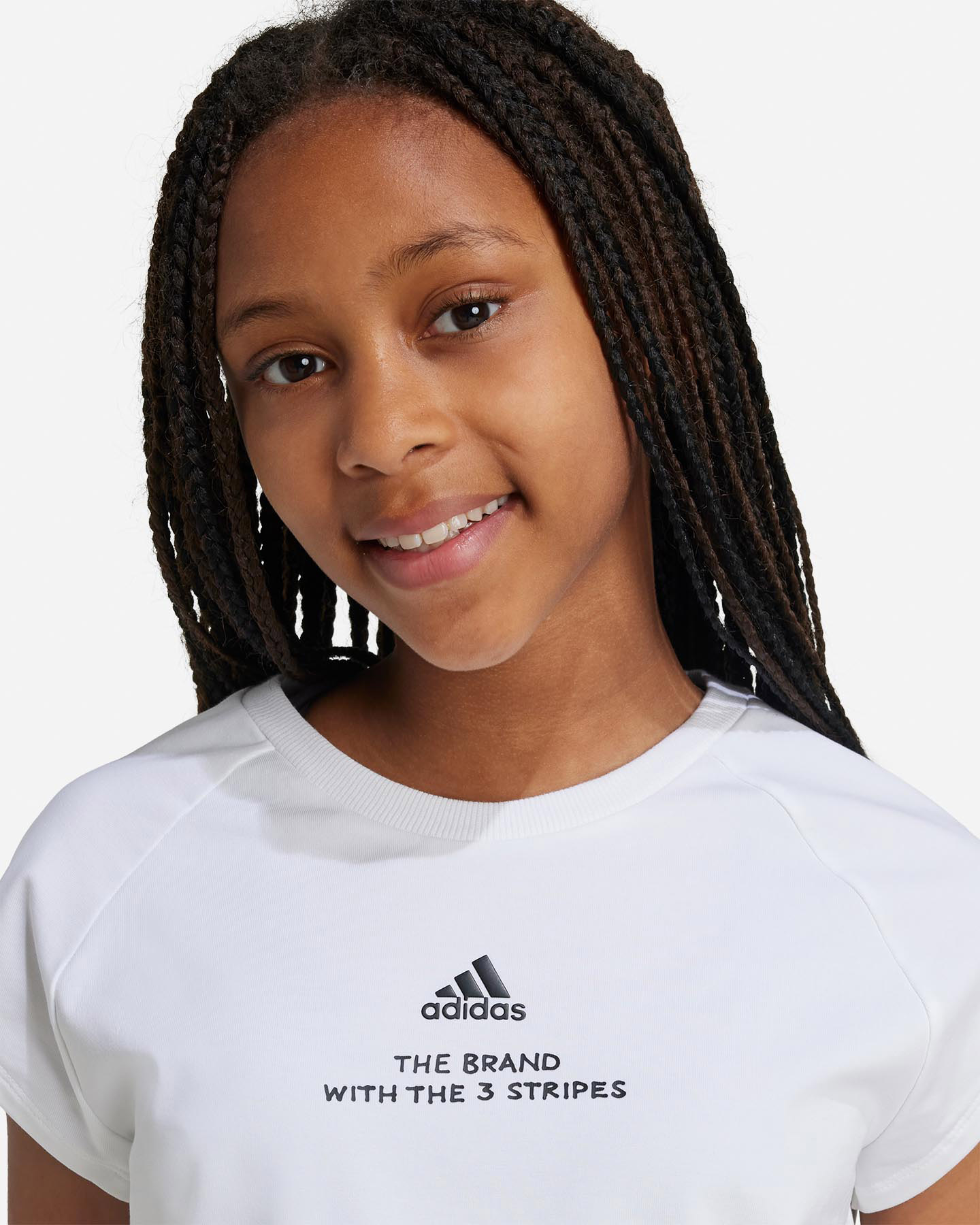 T-shirt ADIDAS CROP STREET JAM JR - Bianco - 4 | Cisalfa Sport
