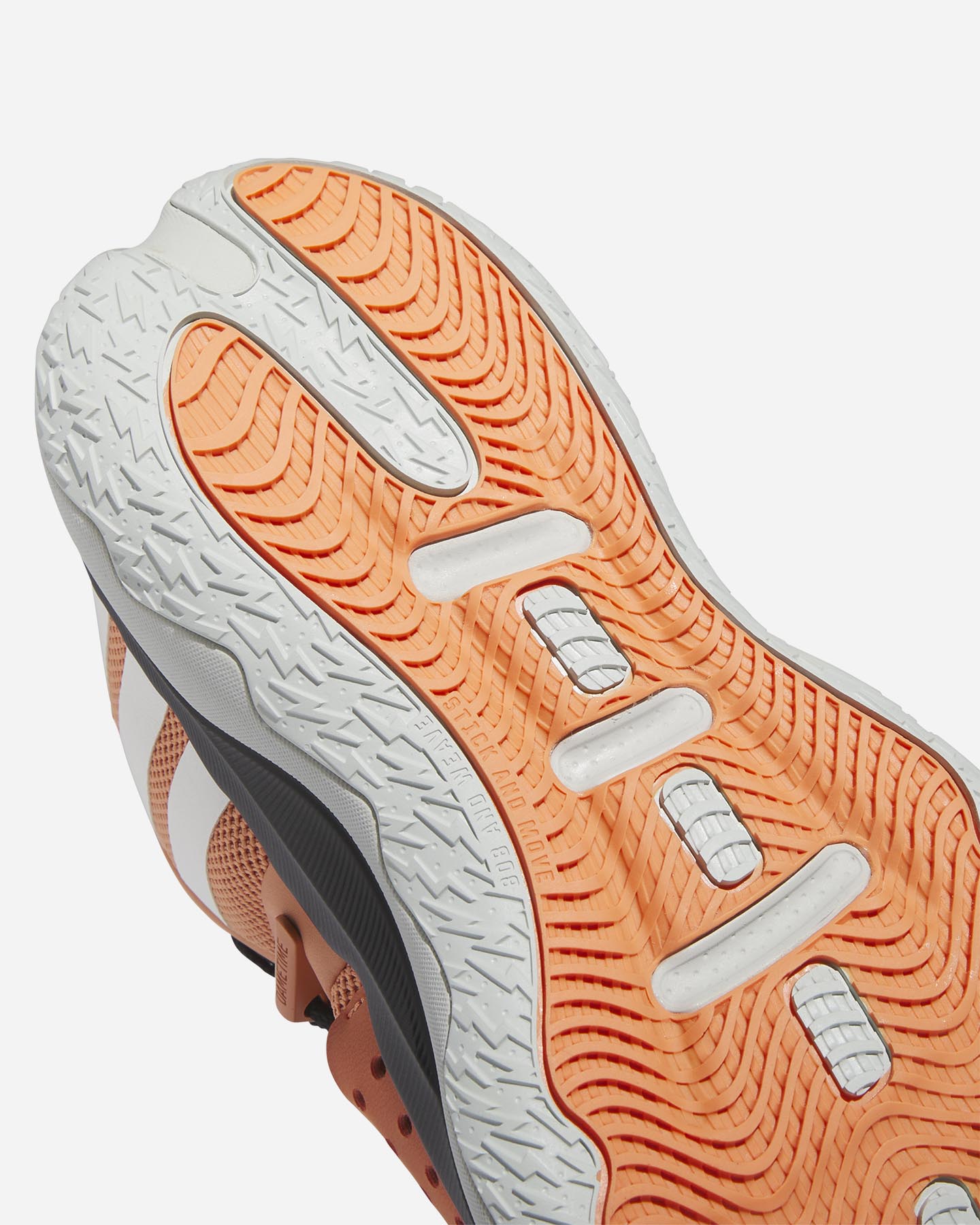 Scarpe basket ADIDAS DAME 8 EXTPLY M - Arancione - 5 | Cisalfa Sport