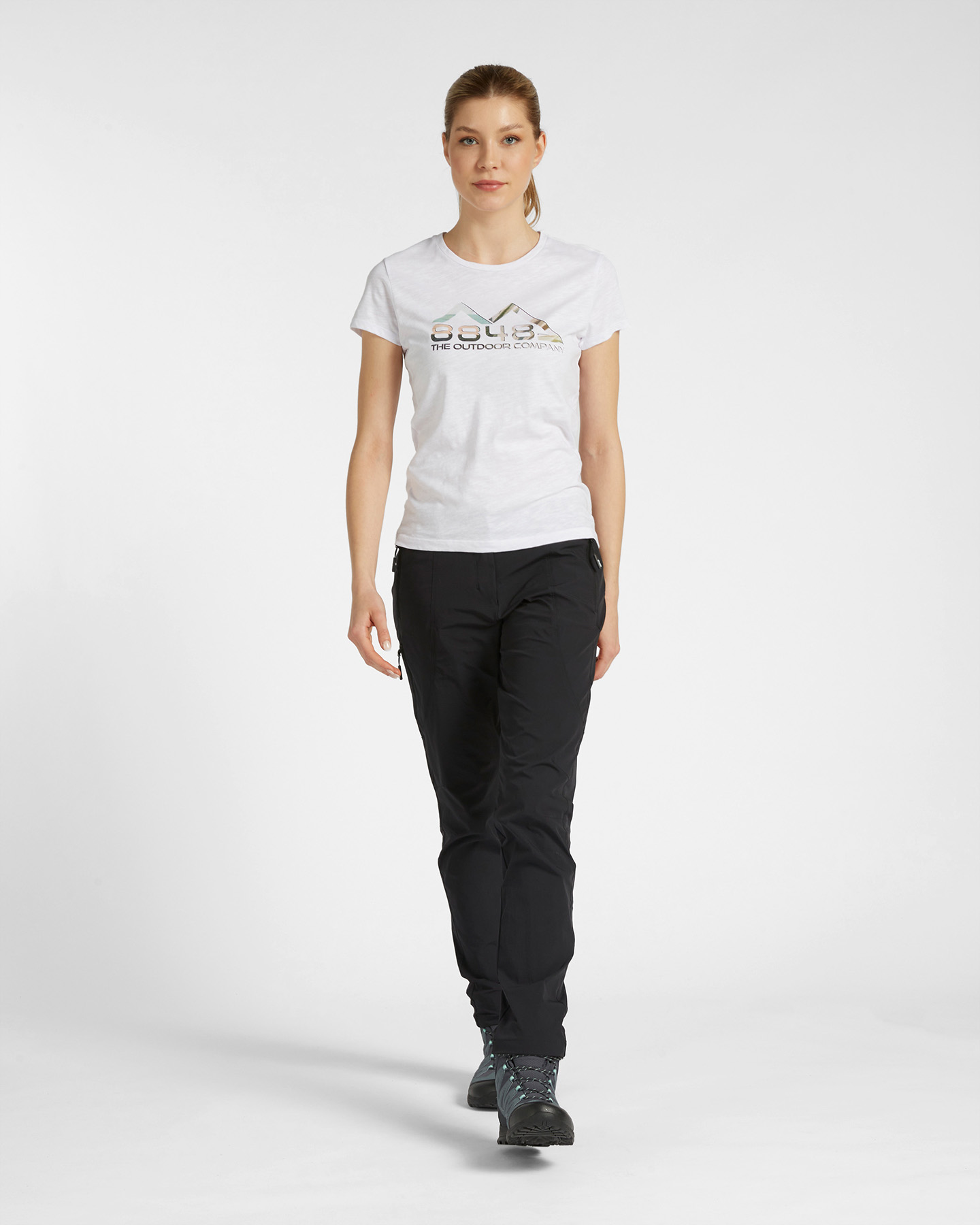 T-shirt 8848 MOUNTAIN ESSENTIAL W - Bianco - 3 | Cisalfa Sport