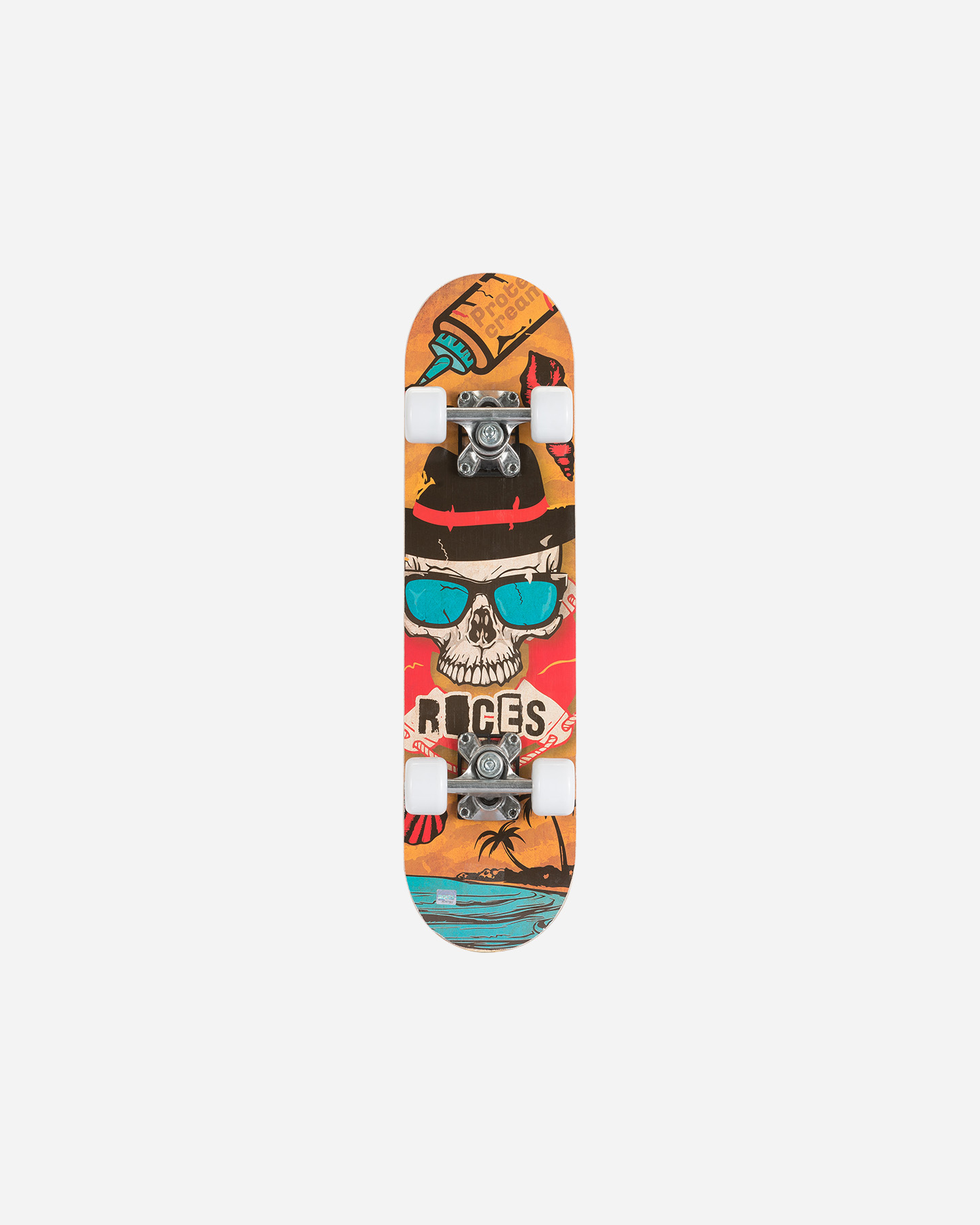 Skateboard ROCES 4" SKULL MINI - Color mix - 0 | Cisalfa Sport