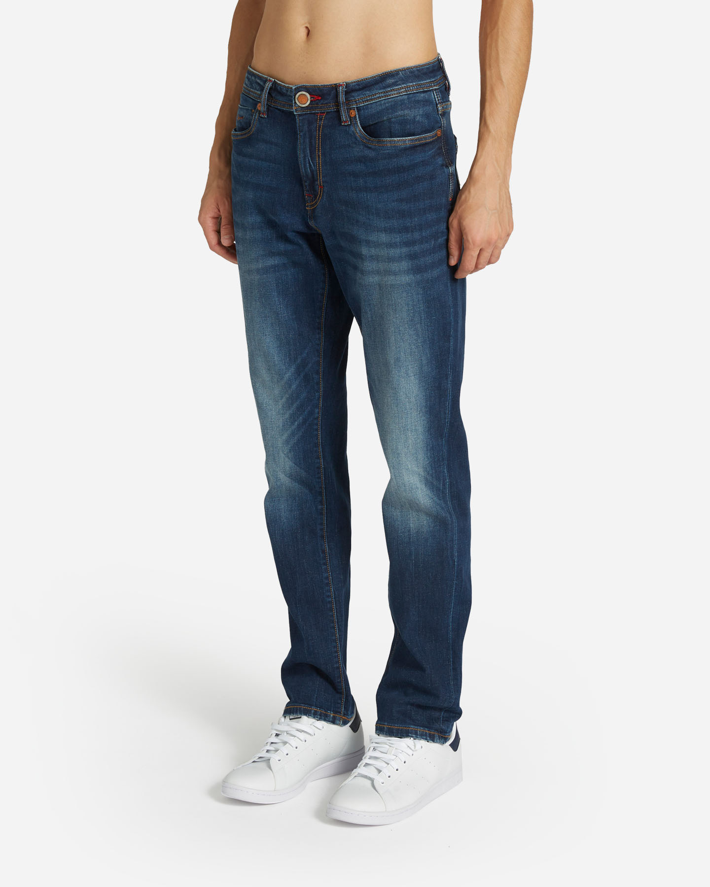 Jeans COTTON BELT 5 POCKET M - Nero - 2 | Cisalfa Sport