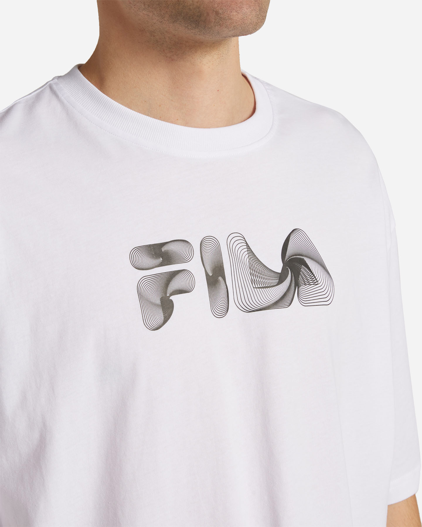 T-shirt FILA SABER M - Bianco - 4 | Cisalfa Sport