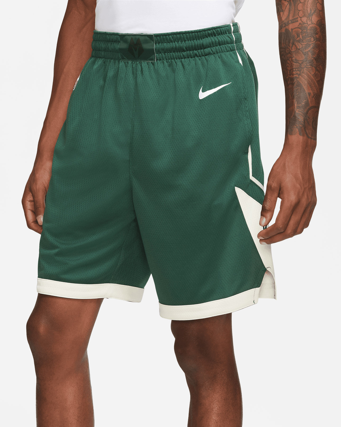 Pantaloncini basket NIKE MILWAUKEE BUCKS M - Verde - 5 | Cisalfa Sport