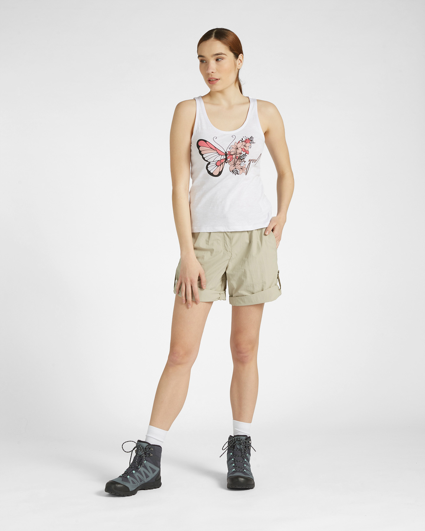 T-shirt 8848 MOUNTAIN ESSENTIAL W - Bianco - 1 | Cisalfa Sport