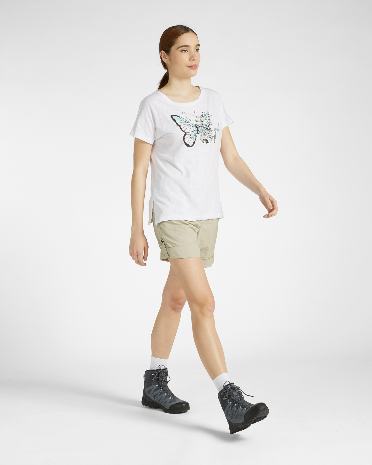 T-shirt 8848 MOUNTAIN ESSENTIAL W - Bianco - 3 | Cisalfa Sport