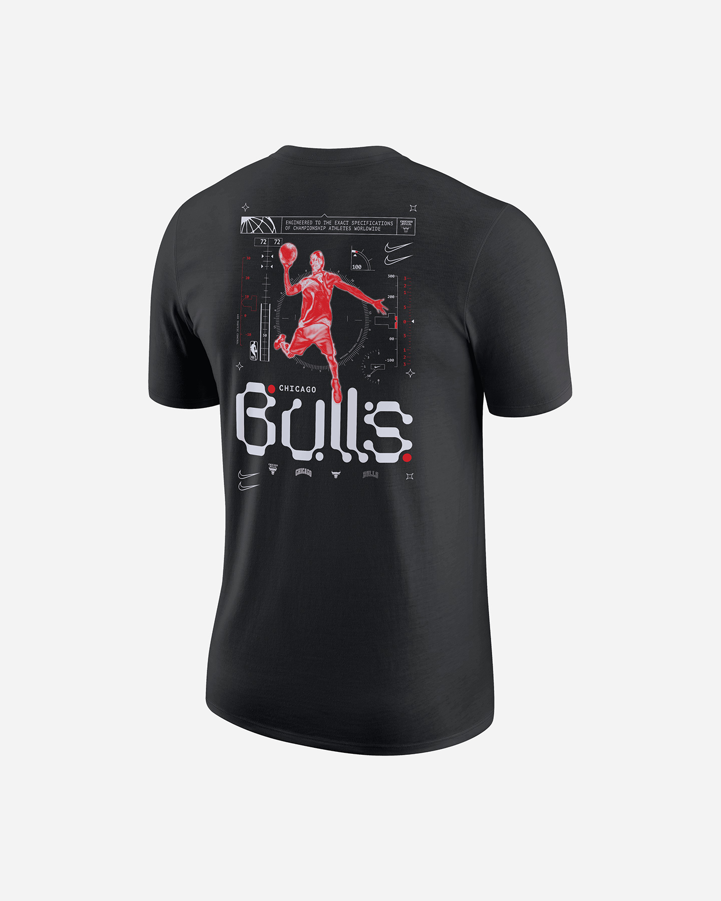 Abbigliamento basket NIKE CHICAGO CTS ATC MAX90 M - Nero - 1 | Cisalfa Sport