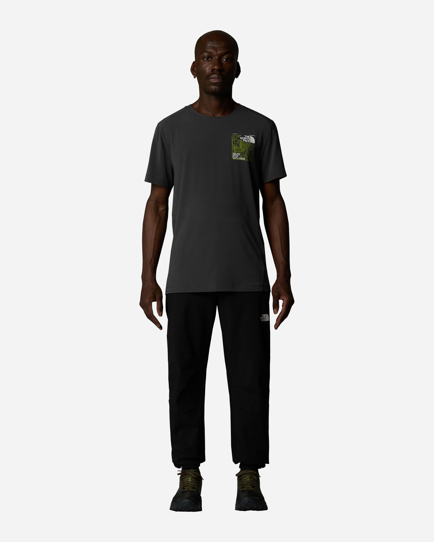 T-shirt THE NORTH FACE LIGHTNING M - Antracite - 5 | Cisalfa Sport