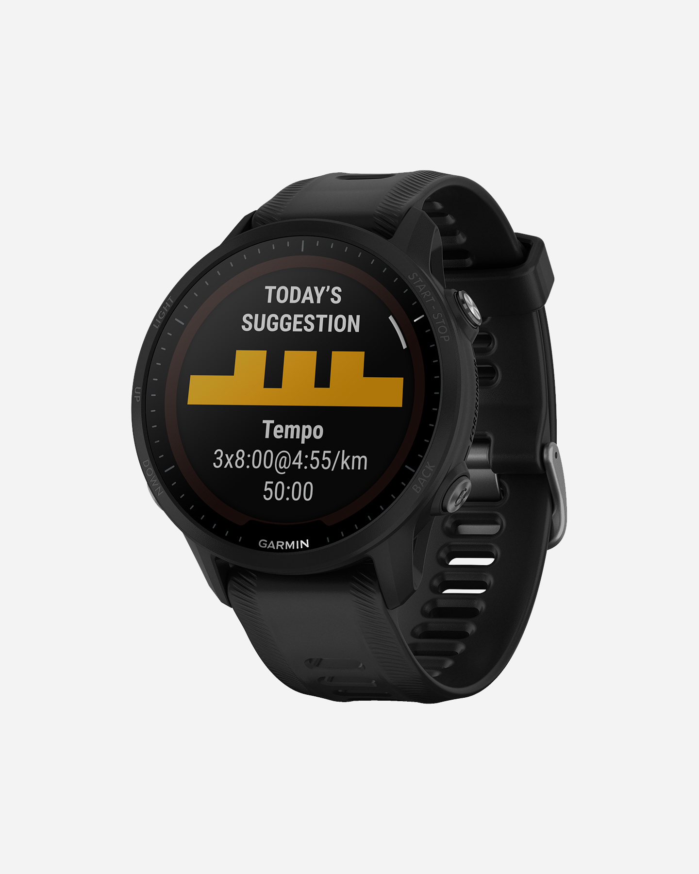 Orologio multifunzione GARMIN FORERUNNER 955 SOLAR - Nero - 2 | Cisalfa Sport