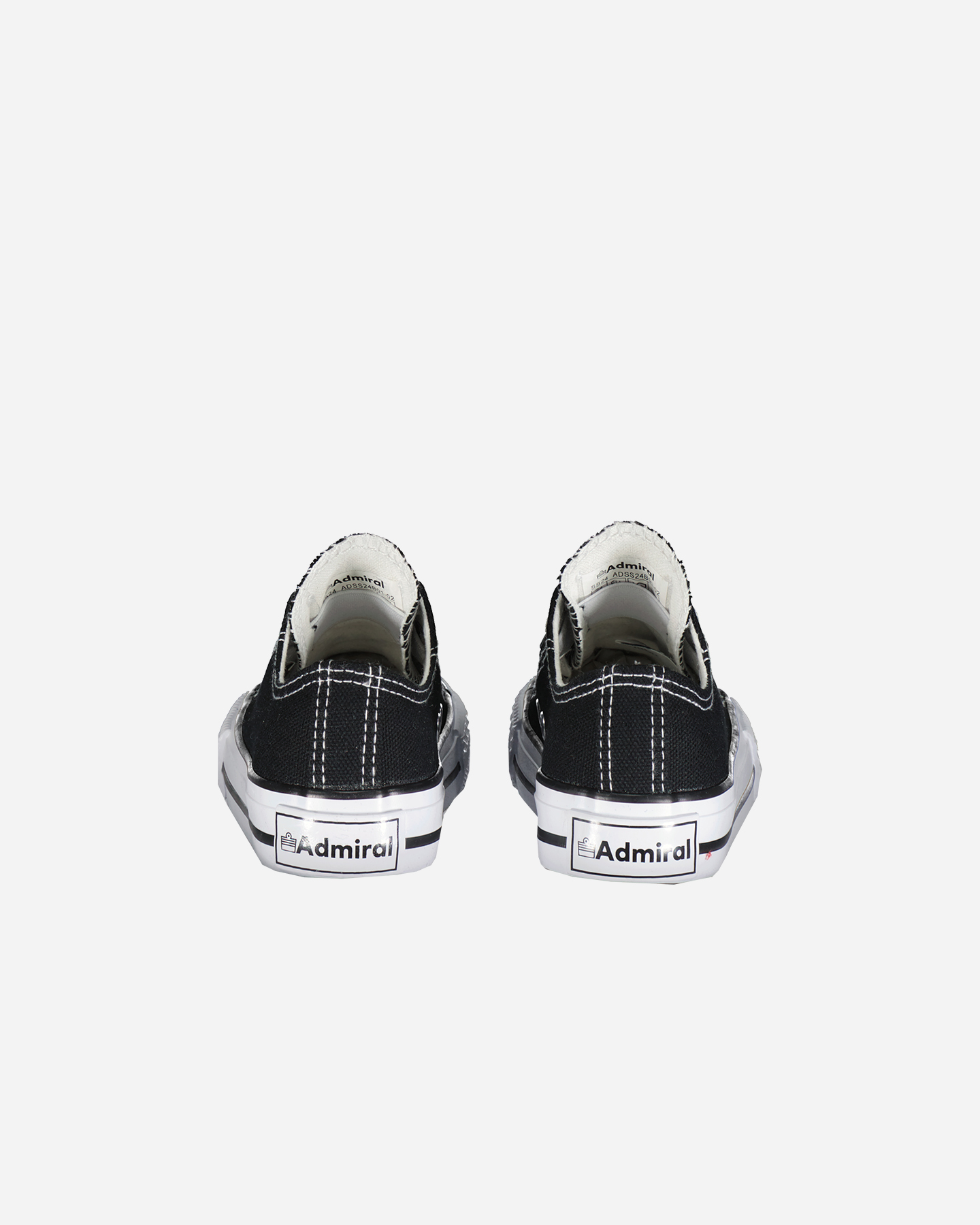Scarpe sneakers ADMIRAL CANVAS JR - Nero - 4 | Cisalfa Sport