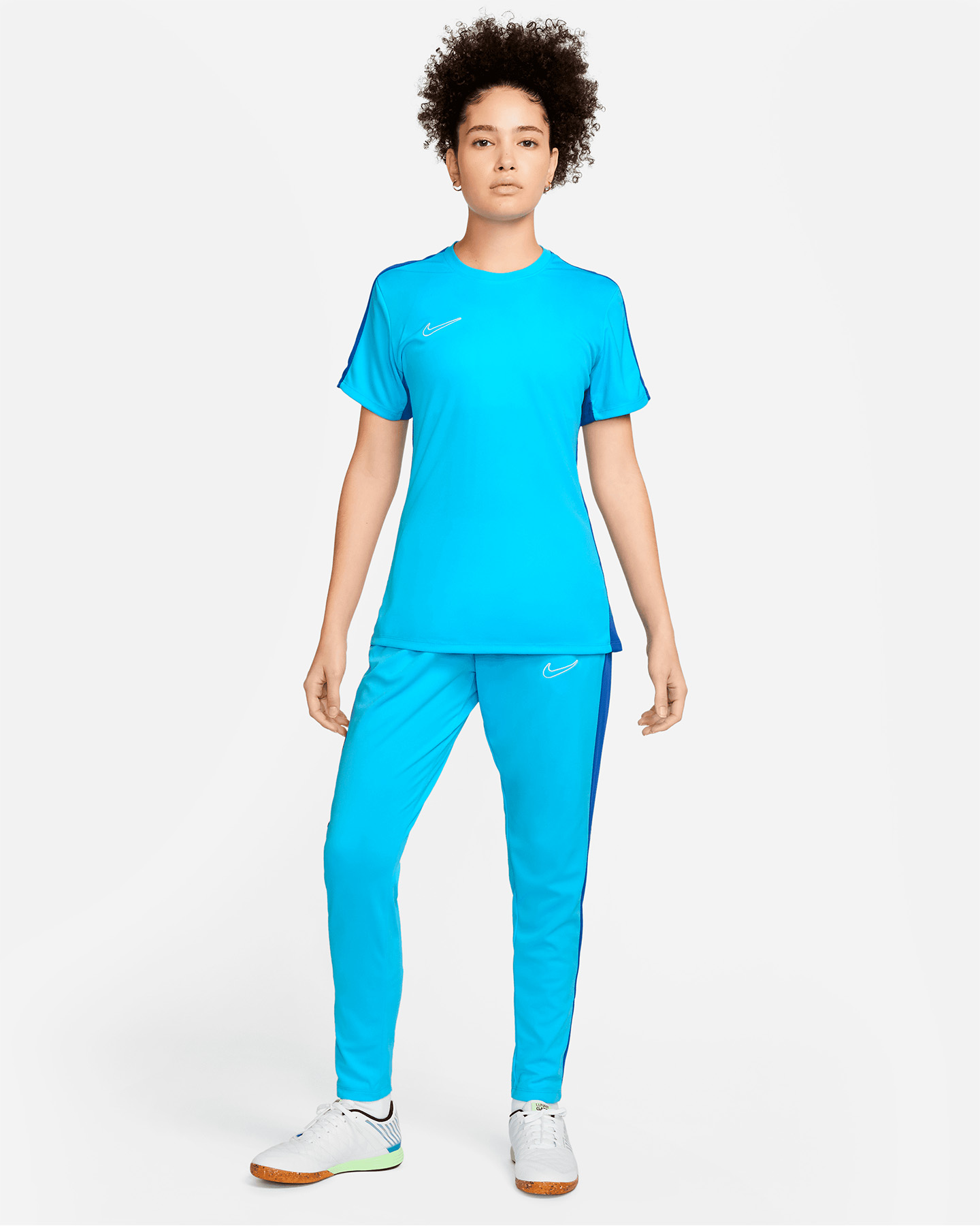 Pantaloncini calcio NIKE DRI FIT ACADEMY W - Azzurro - 5 | Cisalfa Sport