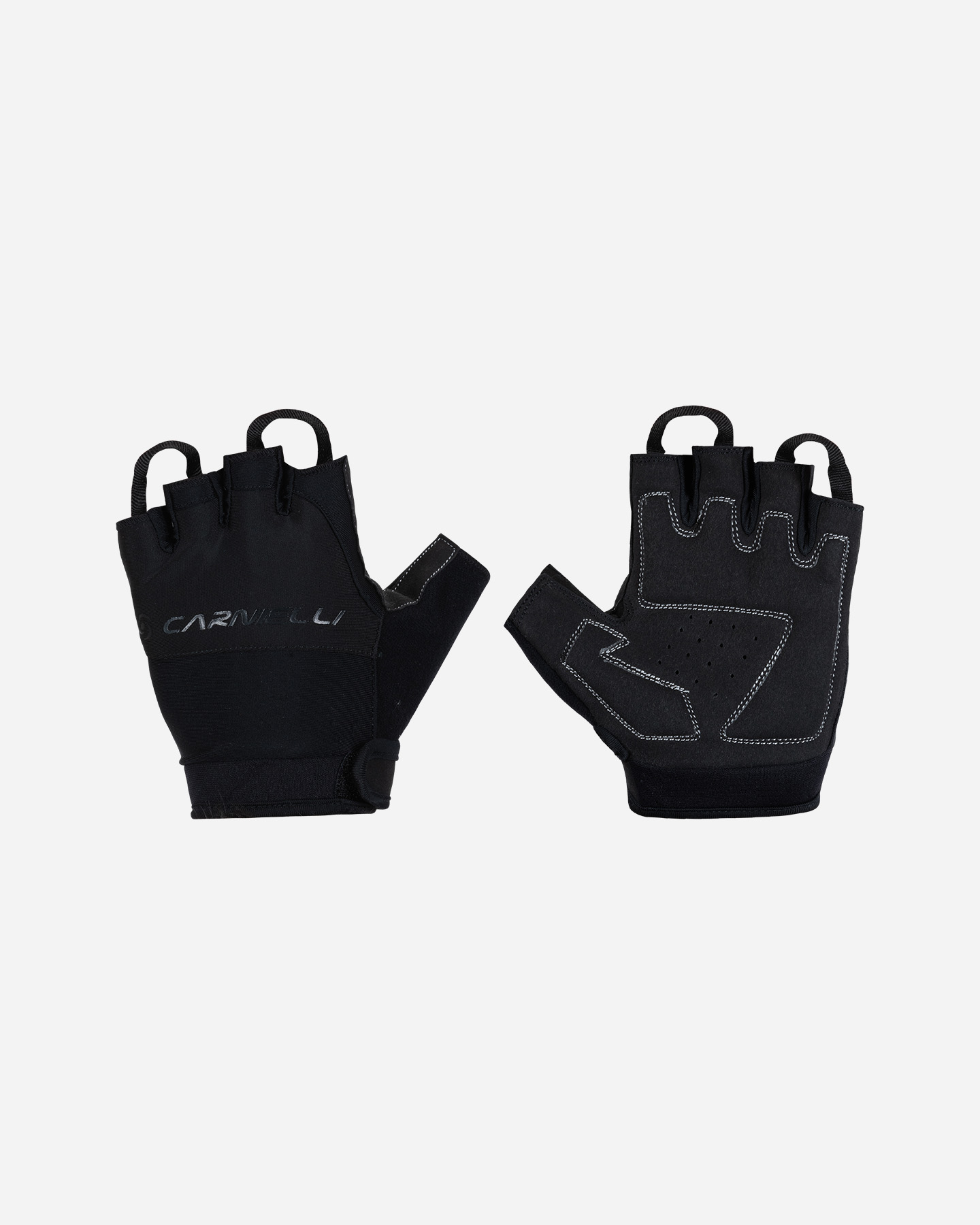 Guanti ciclismo CARNIELLI BIG LOGO - Nero - 0 | Cisalfa Sport