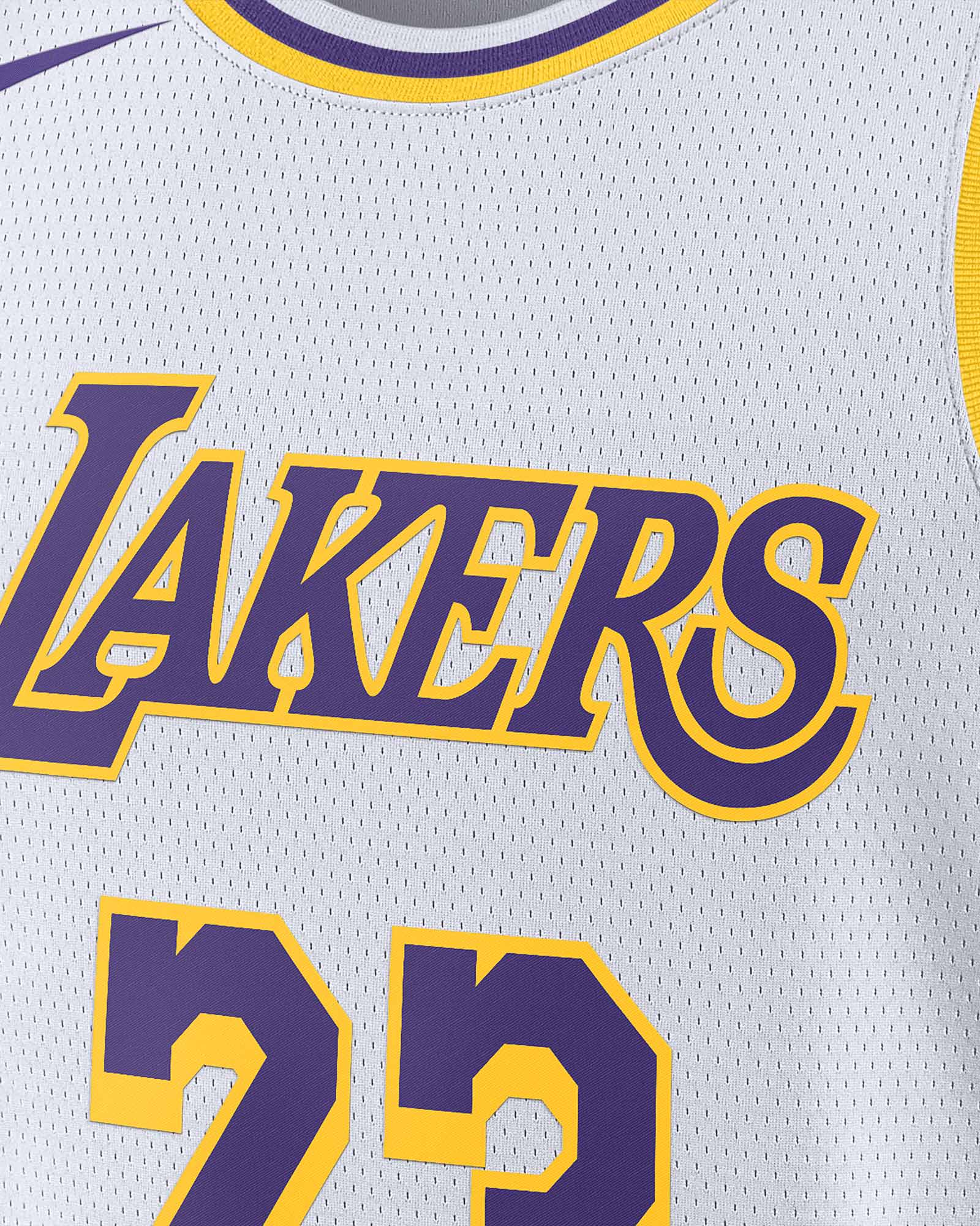 Canotta basket NIKE JAMES LEBRON LOS ANGELES LAKERS ASC M - Bianco - 2 | Cisalfa Sport