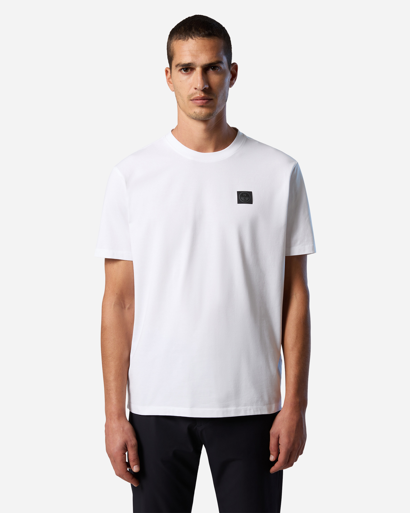 T-shirt NORTH SAILS SMALL PATCH TECK M - Bianco - 1 | Cisalfa Sport