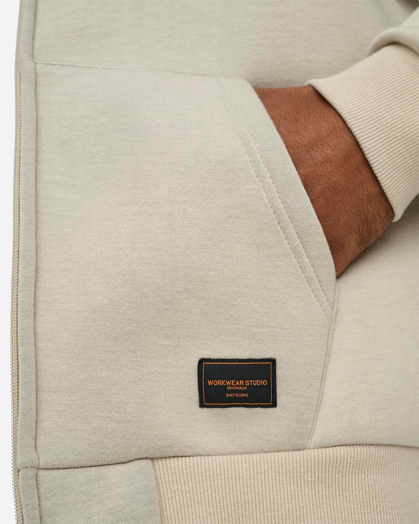 Felpa ONLY & SONS BOBBEY M - Beige - 5 | Cisalfa Sport