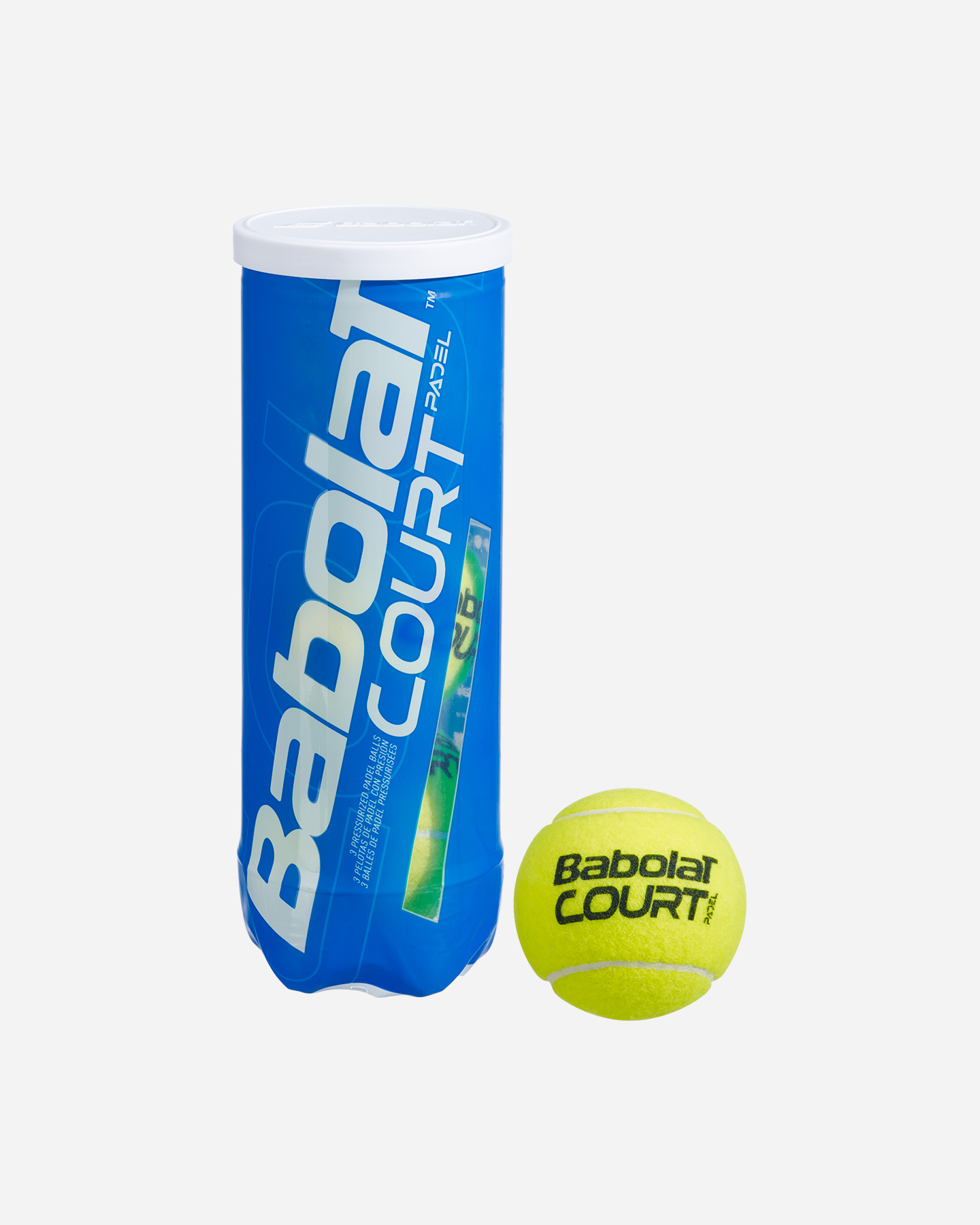 Palle padel BABOLAT TUBO 3 PALLE COURT PADEL  - 1 | Cisalfa Sport