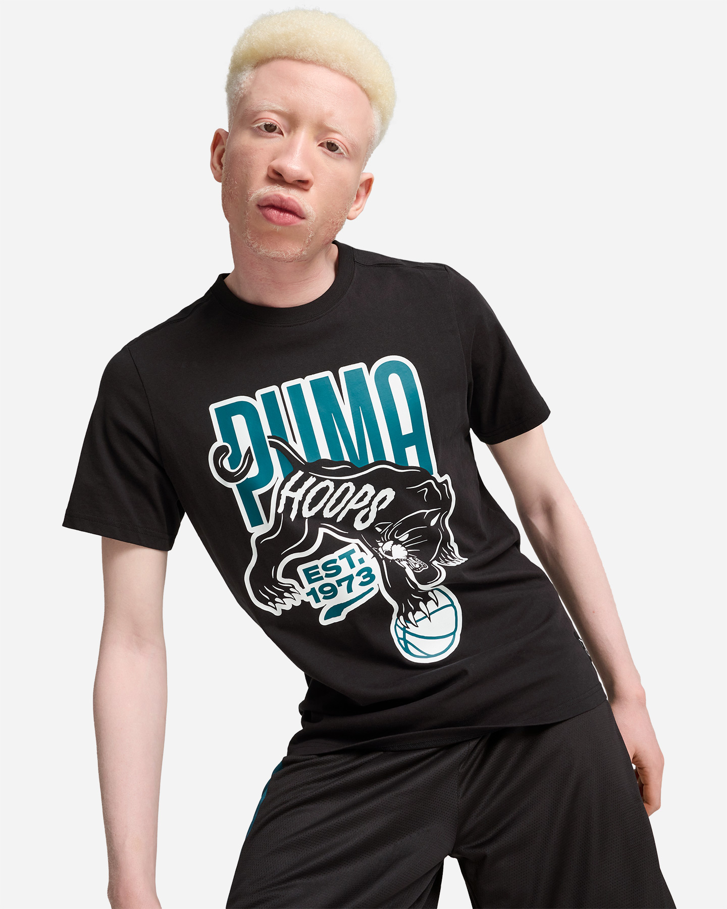 T-shirt PUMA WINNING SHOT 2 CAT GFX M - Nero - 2 | Cisalfa Sport