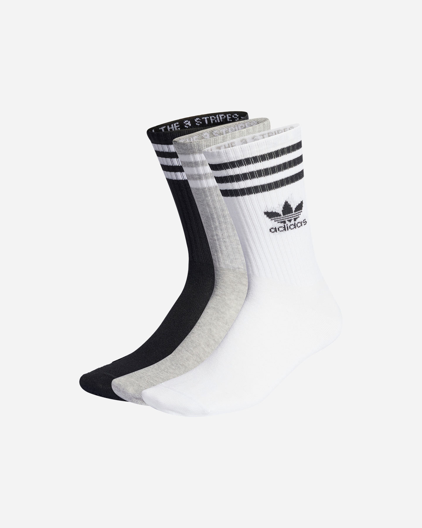Calze ADIDAS ORIGINAL CREW 3 PACK MID MIX M - Color mix - 0 | Cisalfa Sport