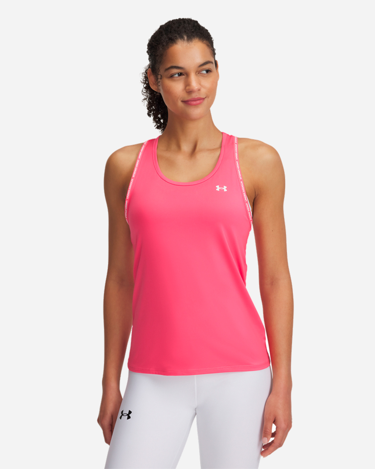 Canotta training UNDER ARMOUR TECH KNOCKOUT W - Rosa - 0 | Cisalfa Sport