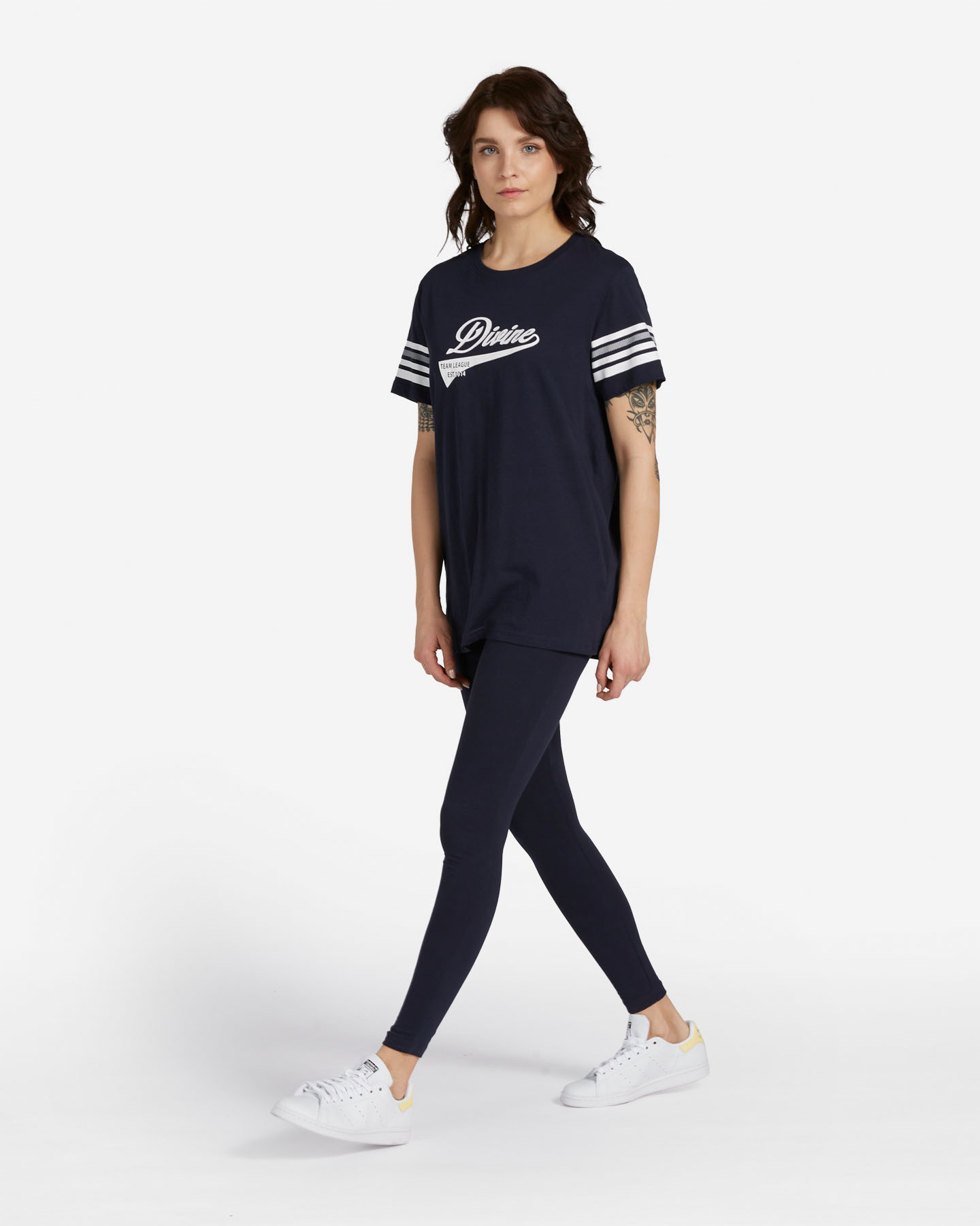 T-shirt ADMIRAL VARSITY W - Blu - 3 | Cisalfa Sport