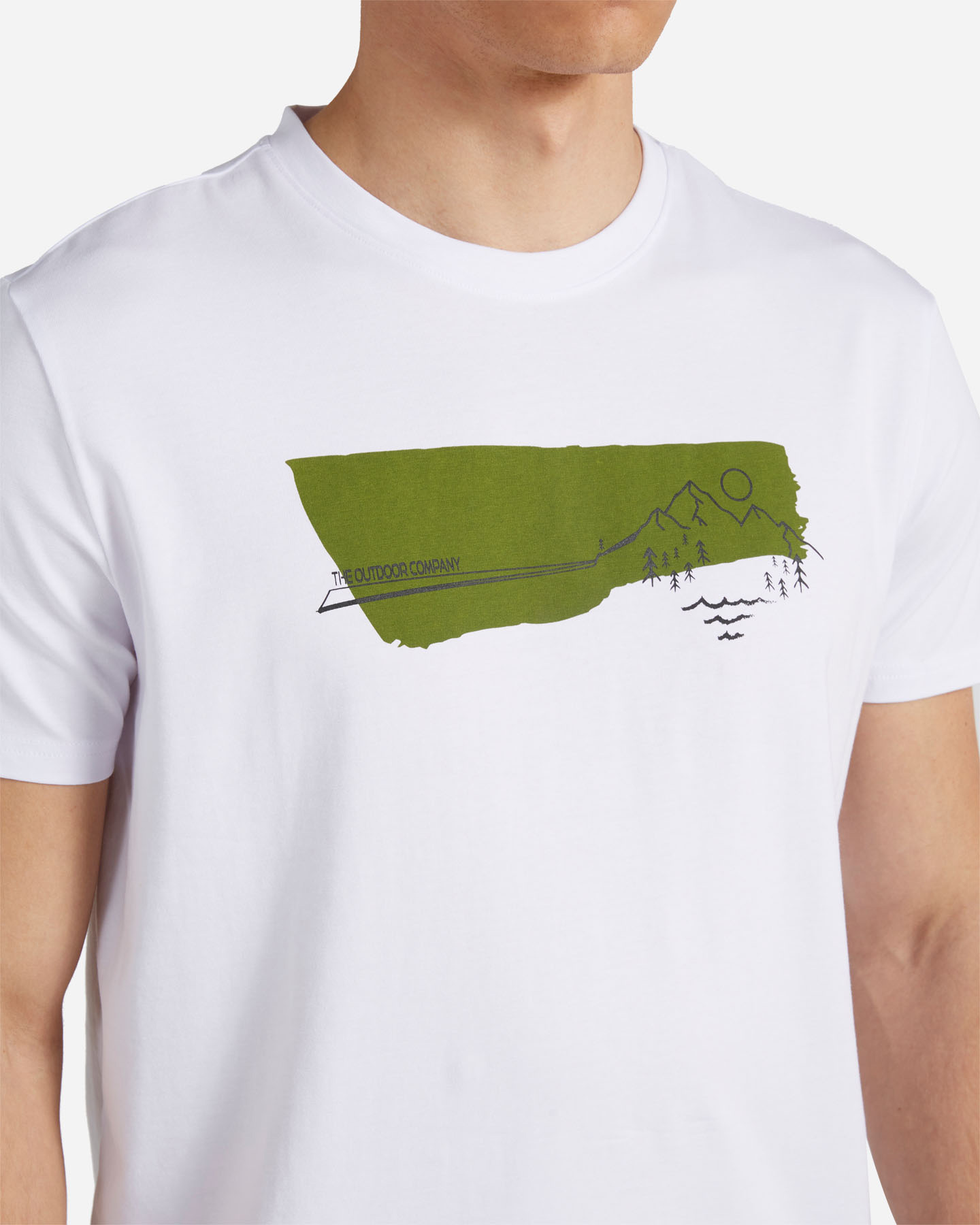 T-shirt 8848 MOUNTAIN ESSENTIAL M - Bianco - 4 | Cisalfa Sport