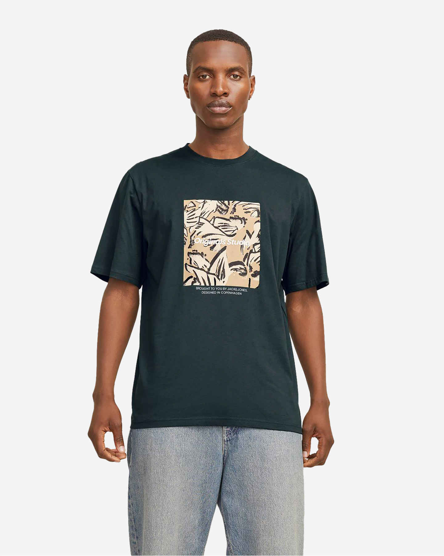 T-shirt JACK & JONES BOXFRONT M - Verde - 0 | Cisalfa Sport