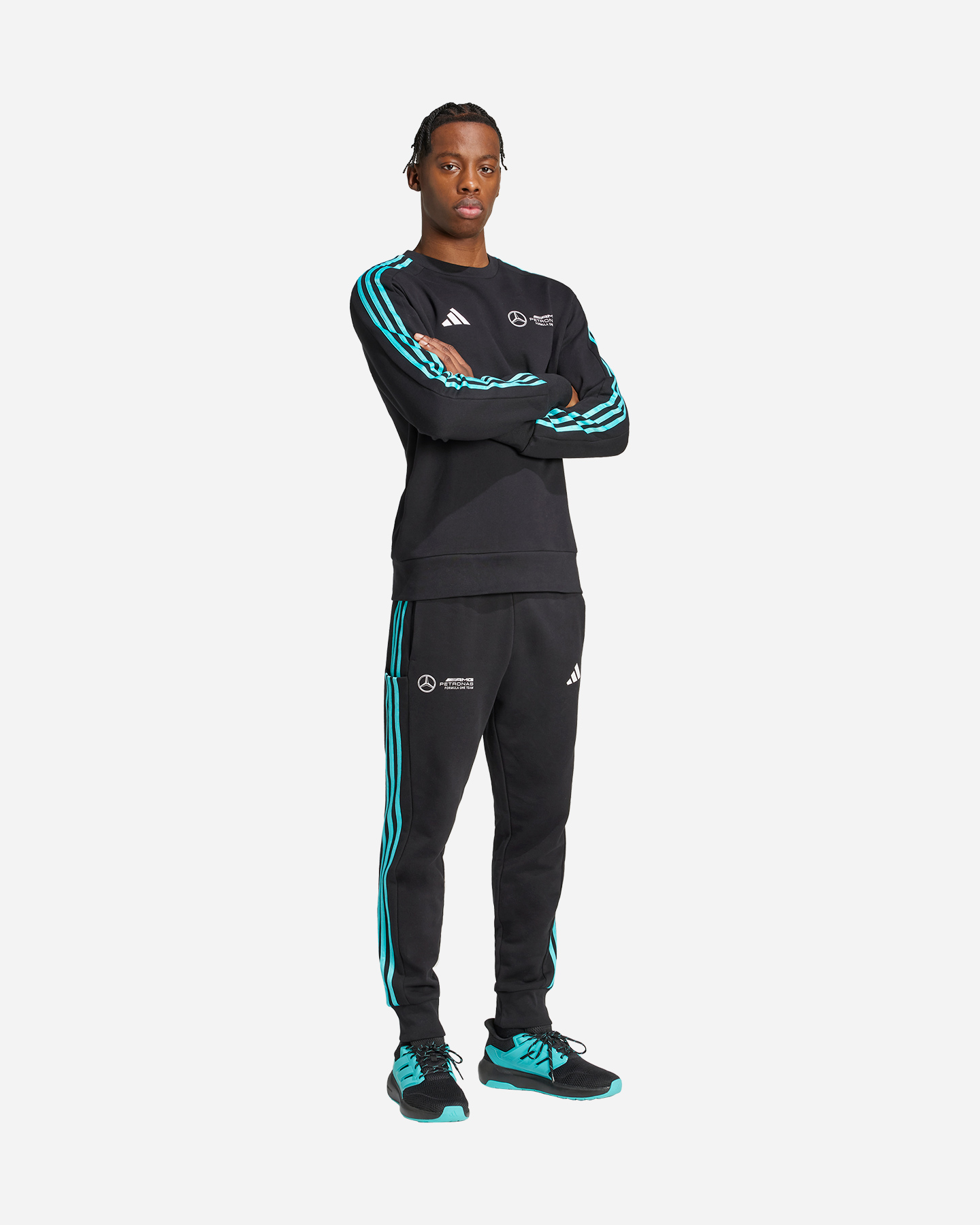 Fanwear ADIDAS MERCEDES DNA M - Nero - 3 | Cisalfa Sport