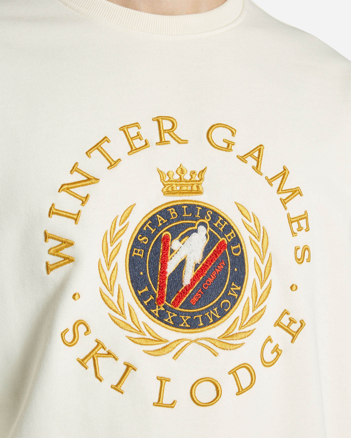 Felpa BEST COMPANY WINTER GAMES M - Beige - 4 | Cisalfa Sport