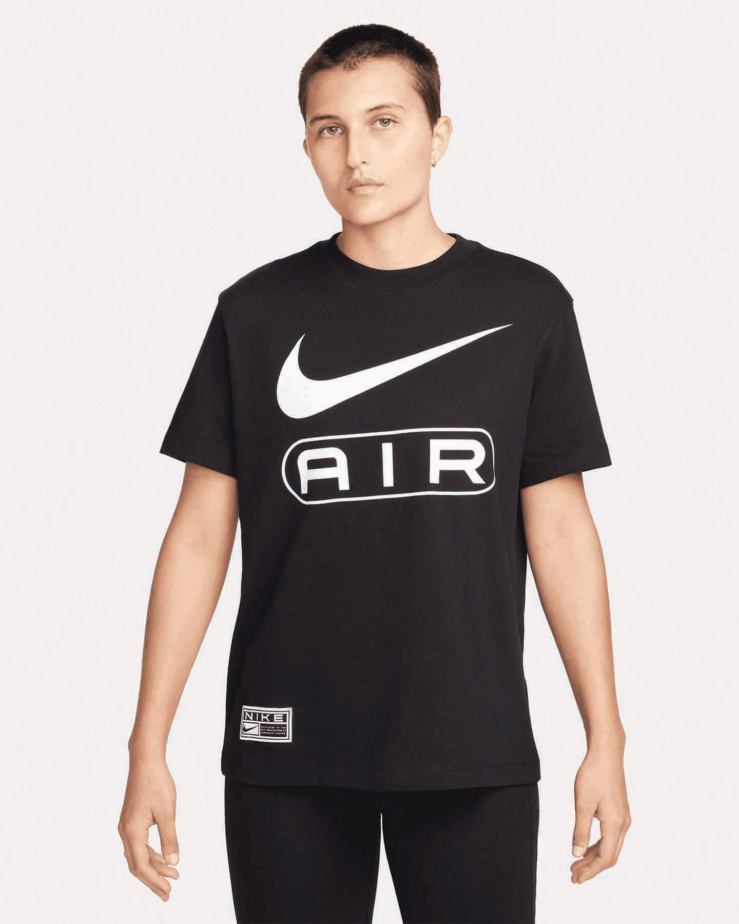 T-shirt NIKE LONG AIR W - Nero - 0 | Cisalfa Sport