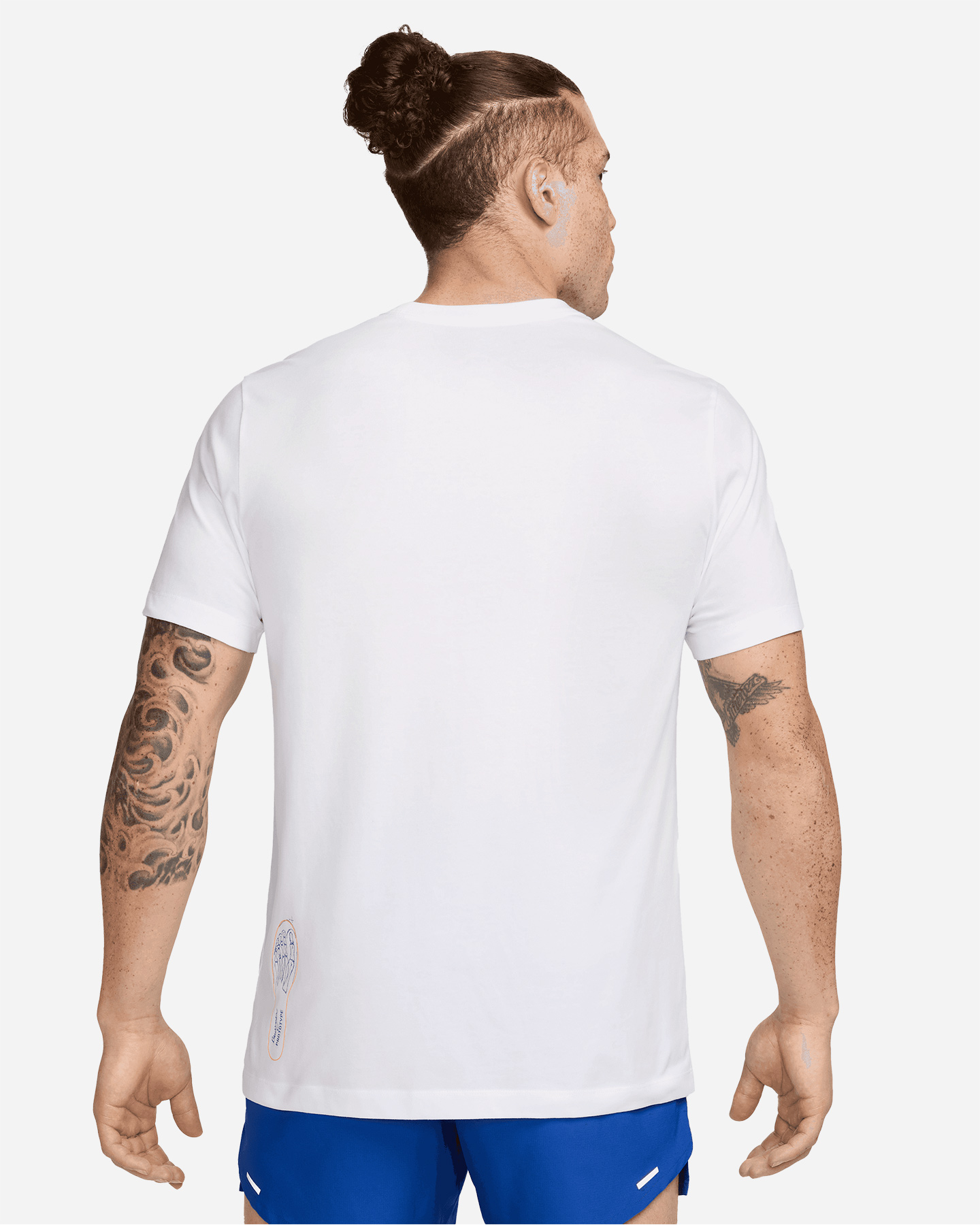 T-shirt running NIKE DRI FIT FOUNDERS M - Bianco - 4 | Cisalfa Sport