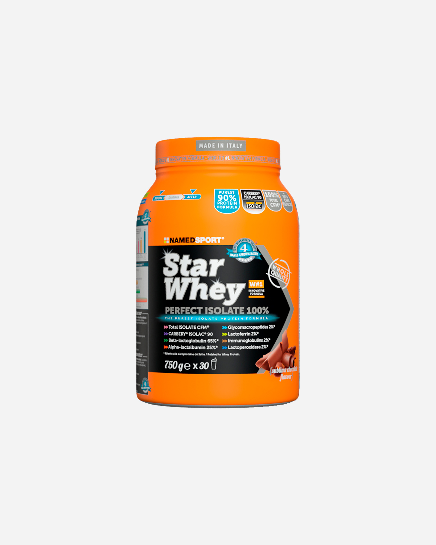 Energetico NAMED SPORT STAR WHEY ISOLATE 750G - 0 | Cisalfa Sport