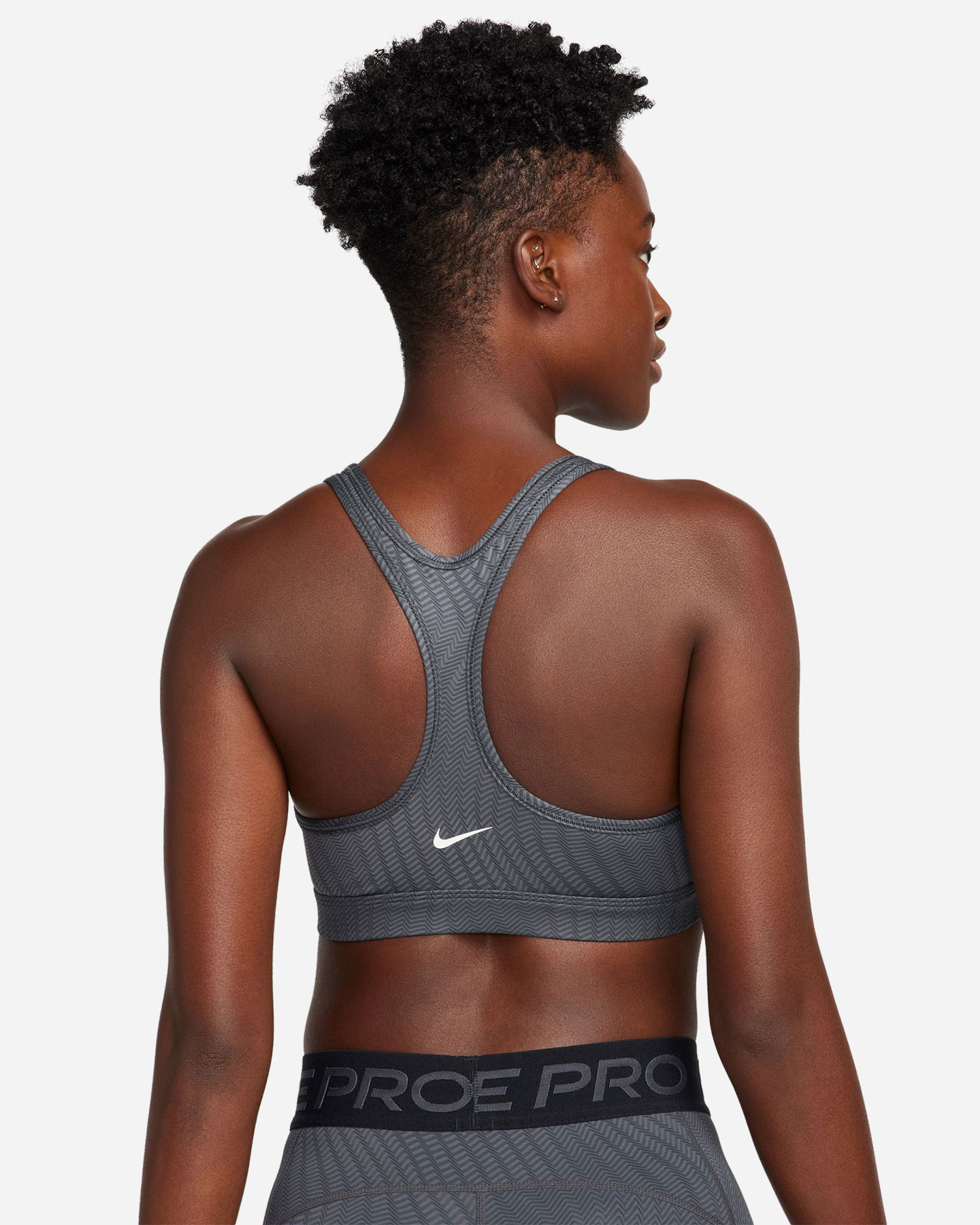 Bra training NIKE PRO ALL OVER PRINTED W - Grigio - 1 | Cisalfa Sport