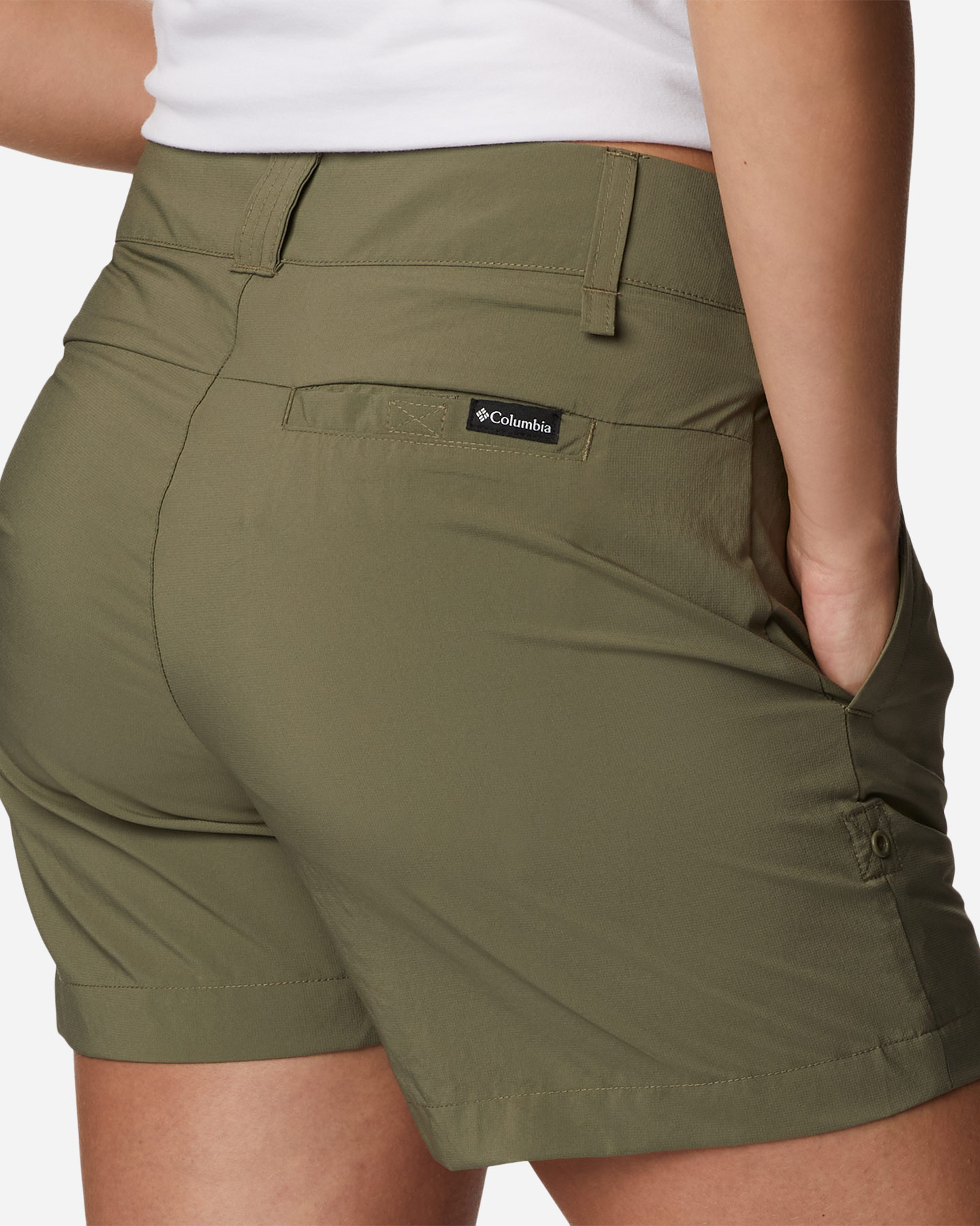 Pantaloncini COLUMBIA SILVER RIDGE W - Verde - 4 | Cisalfa Sport