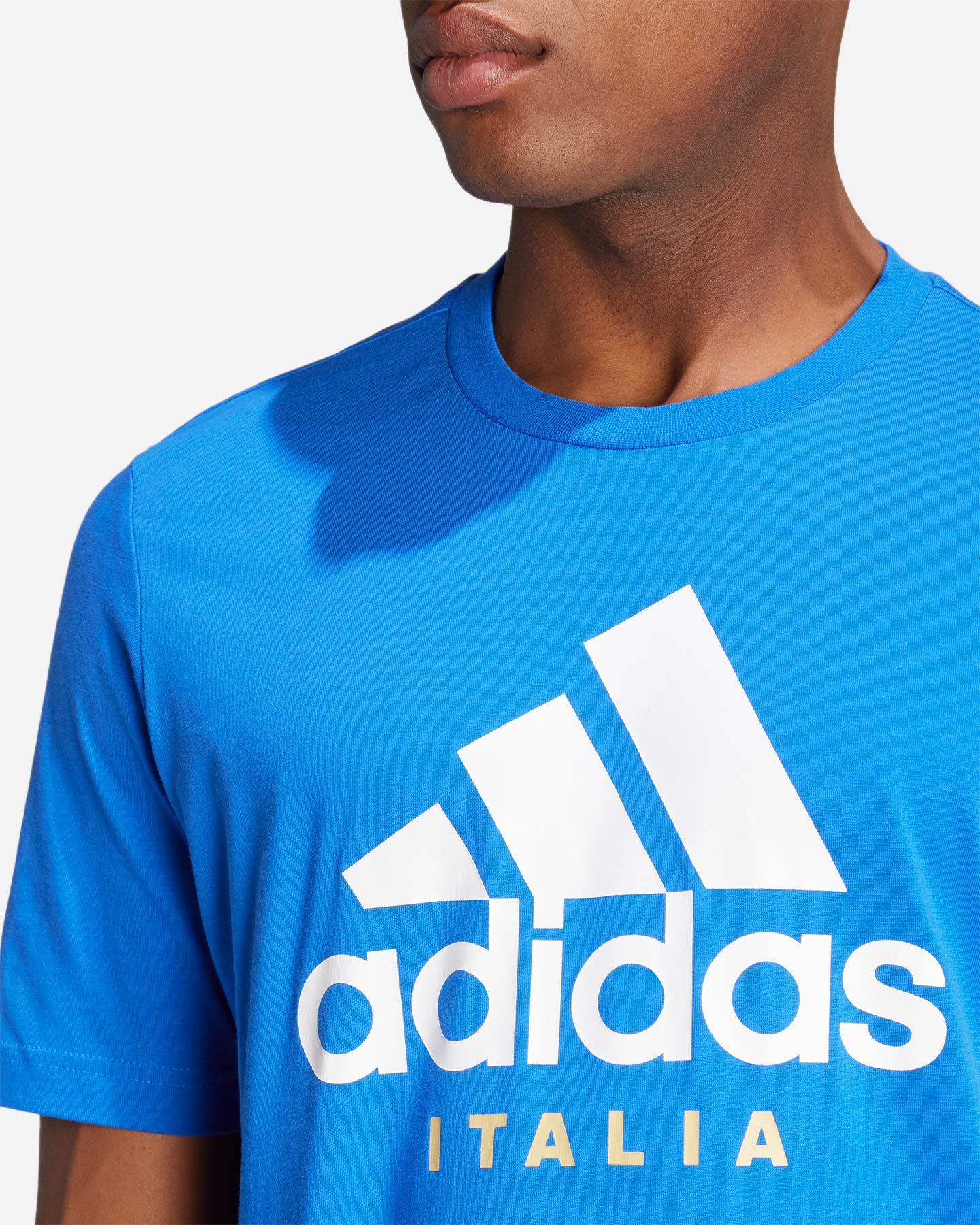 Abbigliamento calcio ufficiale ADIDAS ITALIA FIGC DNA M - Blu - 4 | Cisalfa Sport