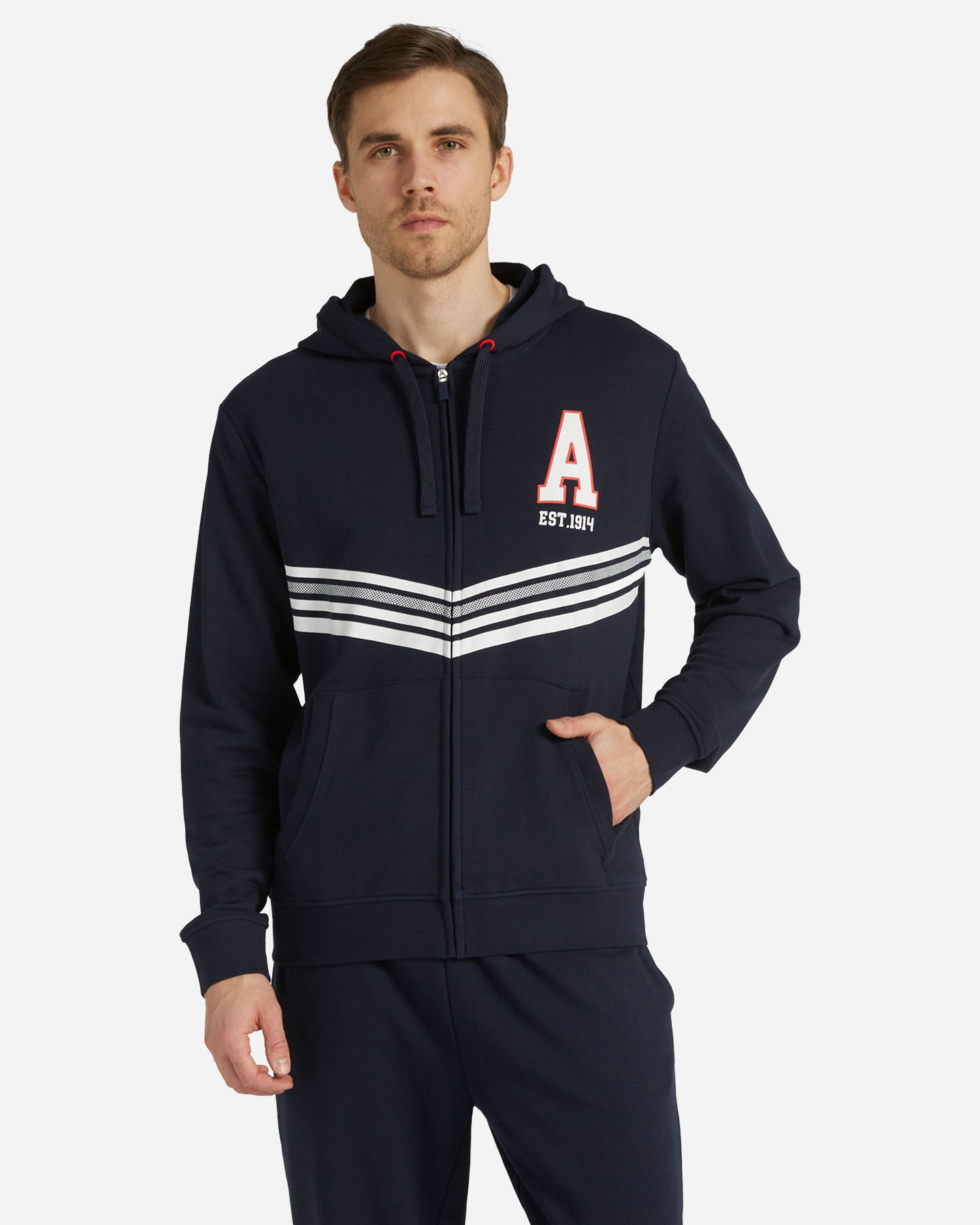 Felpa ADMIRAL VARSITY M - Blu royal - 0 | Cisalfa Sport