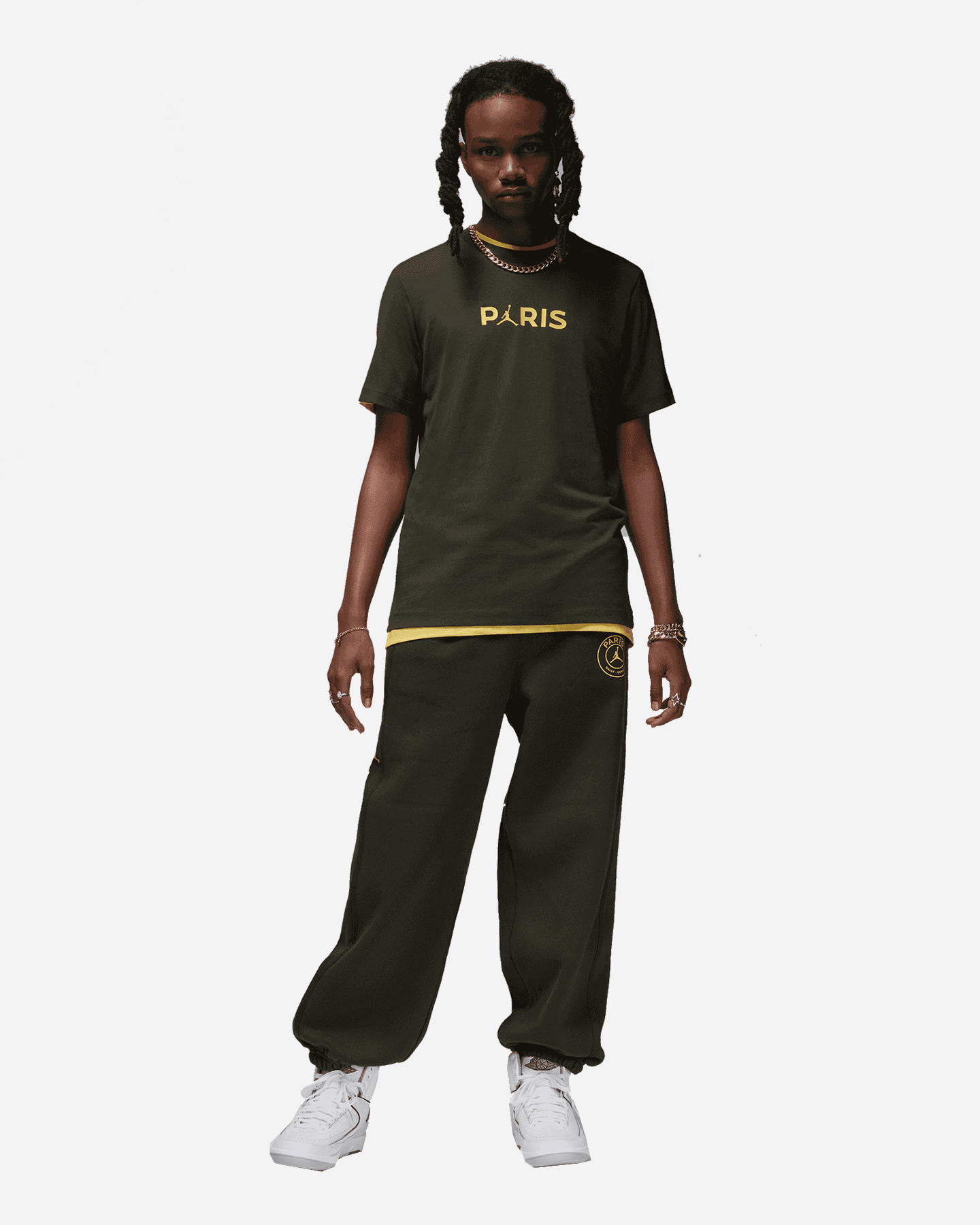 T-shirt NIKE JORDAN PARIS SAINT GERMAIN M - Verde - 4 | Cisalfa Sport