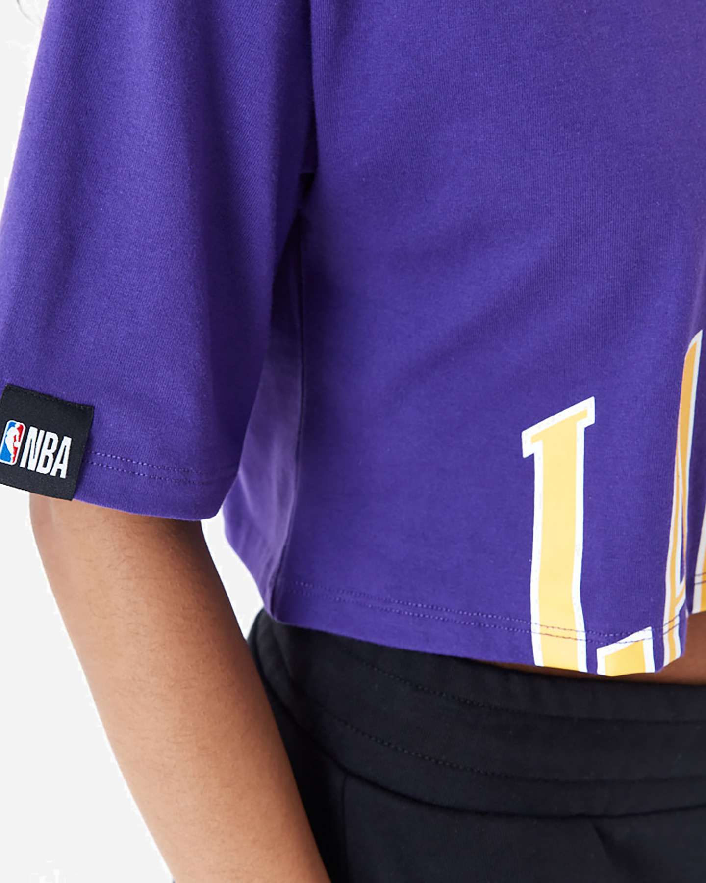 T-shirt NEW ERA CROP LOS ANGELES LAKERS W - Viola - 5 | Cisalfa Sport