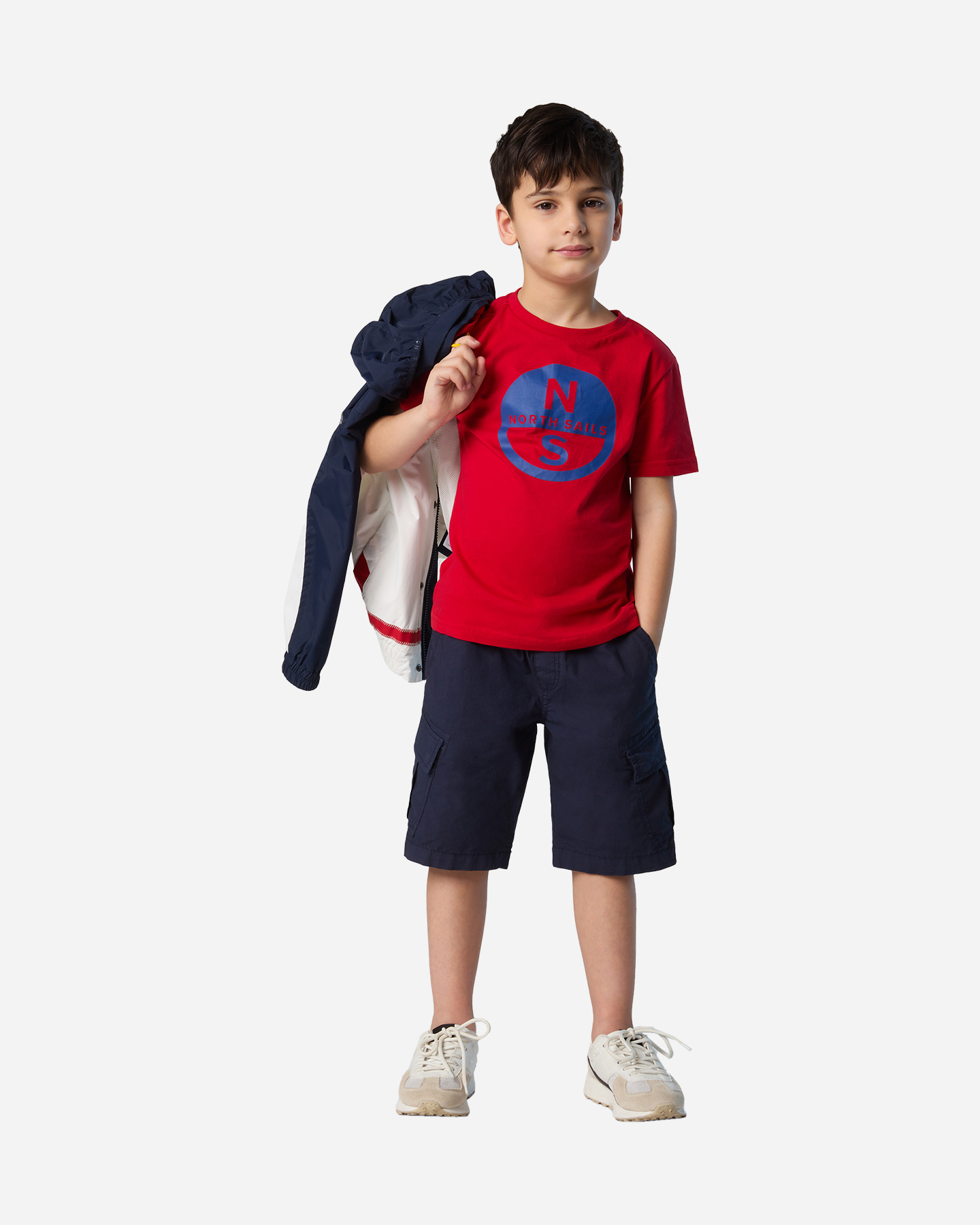 T-shirt NORTH SAILS BIG LOGO JR - Rosso - 4 | Cisalfa Sport