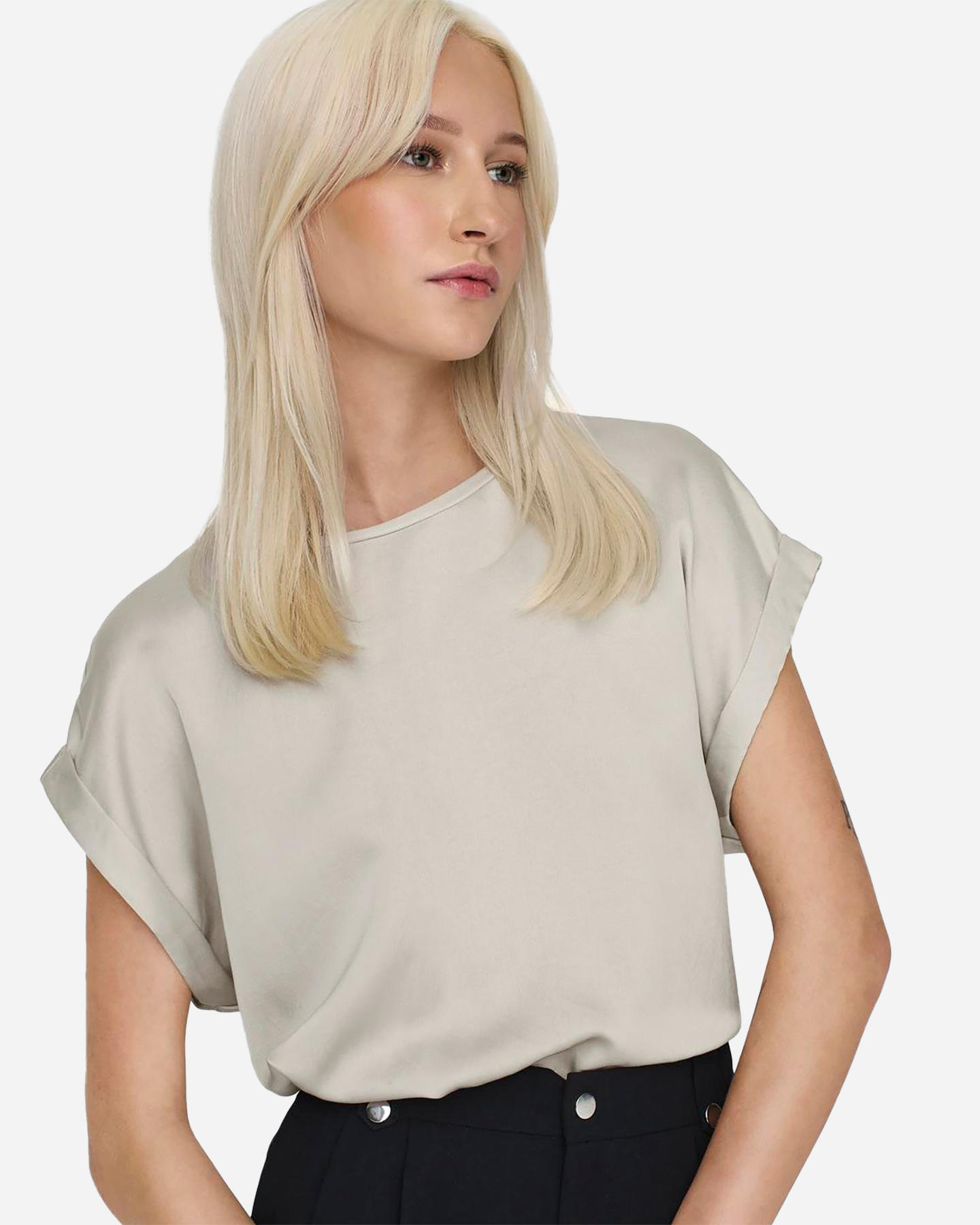 T-shirt ONLY LIEKE W - Beige - 2 | Cisalfa Sport