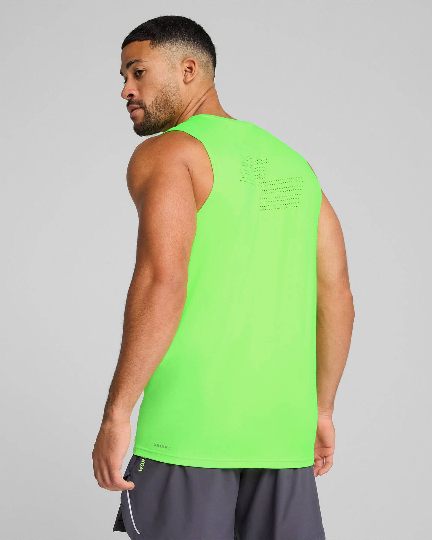 Canotta training PUMA CLOUDSPUN HYROX M - Verde - 4 | Cisalfa Sport