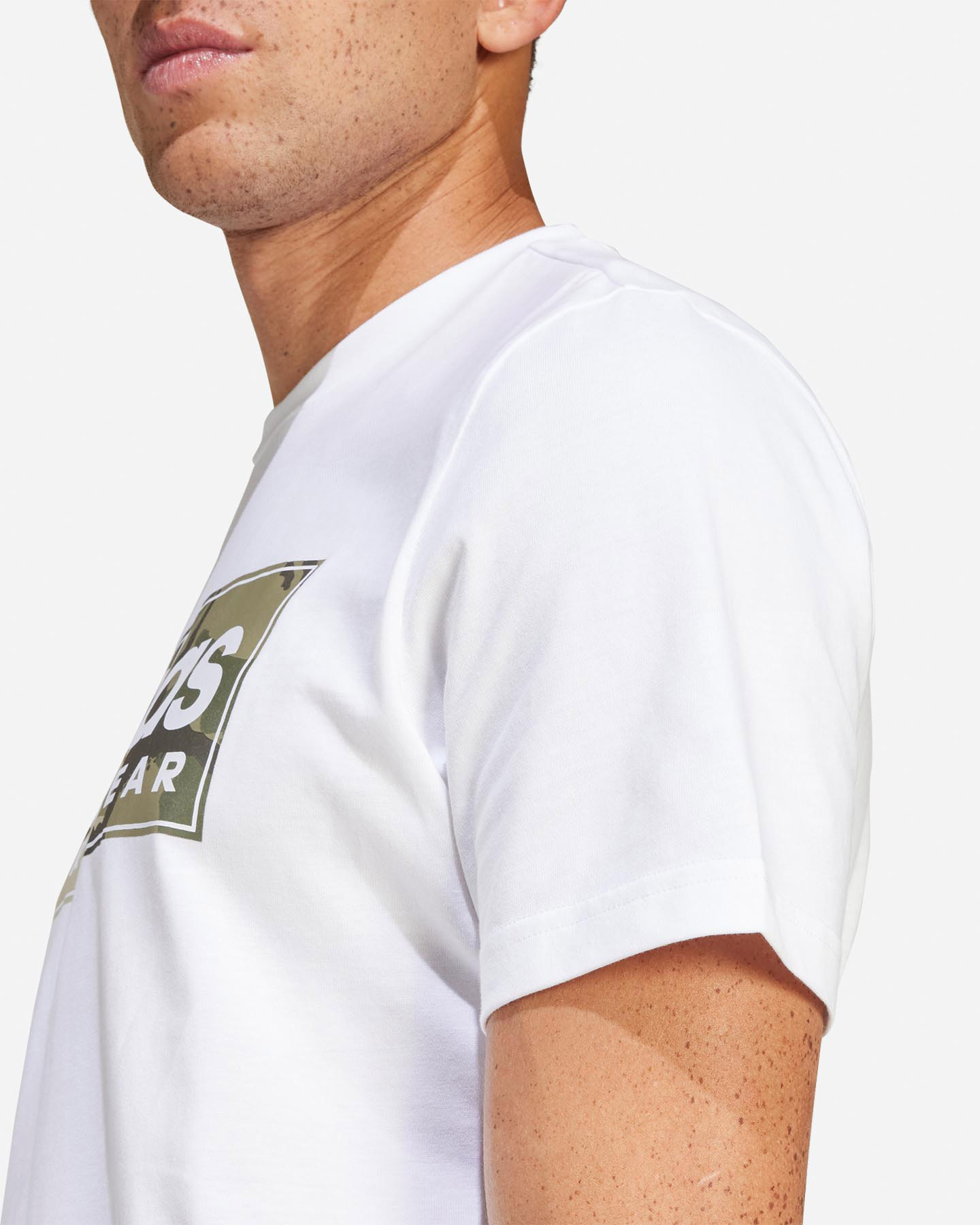 T-shirt ADIDAS SPW LOGO CAMO M - Bianco - 5 | Cisalfa Sport