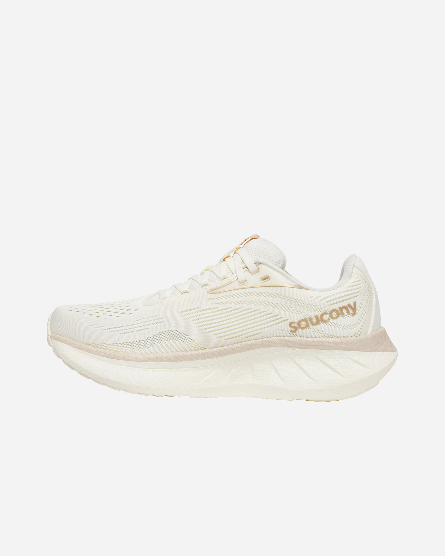 Scarpe running SAUCONY RIDE 18 W - Beige - 5 | Cisalfa Sport