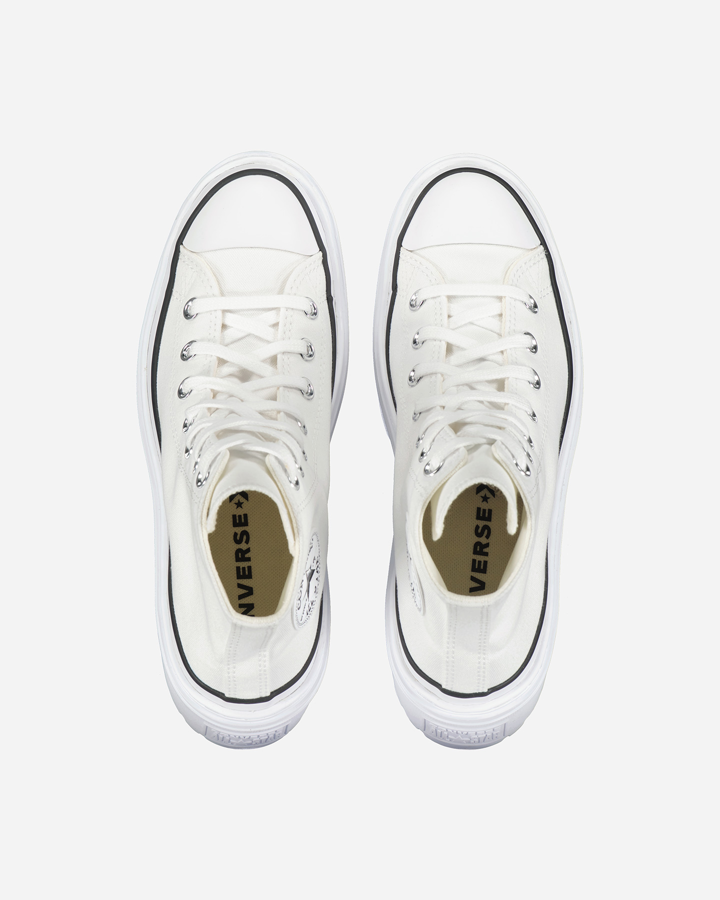 Scarpe sneakers CONVERSE CHUCK TAYLOR ALL STAR LUGGED HEEL HIGH W - Bianco - 3 | Cisalfa Sport