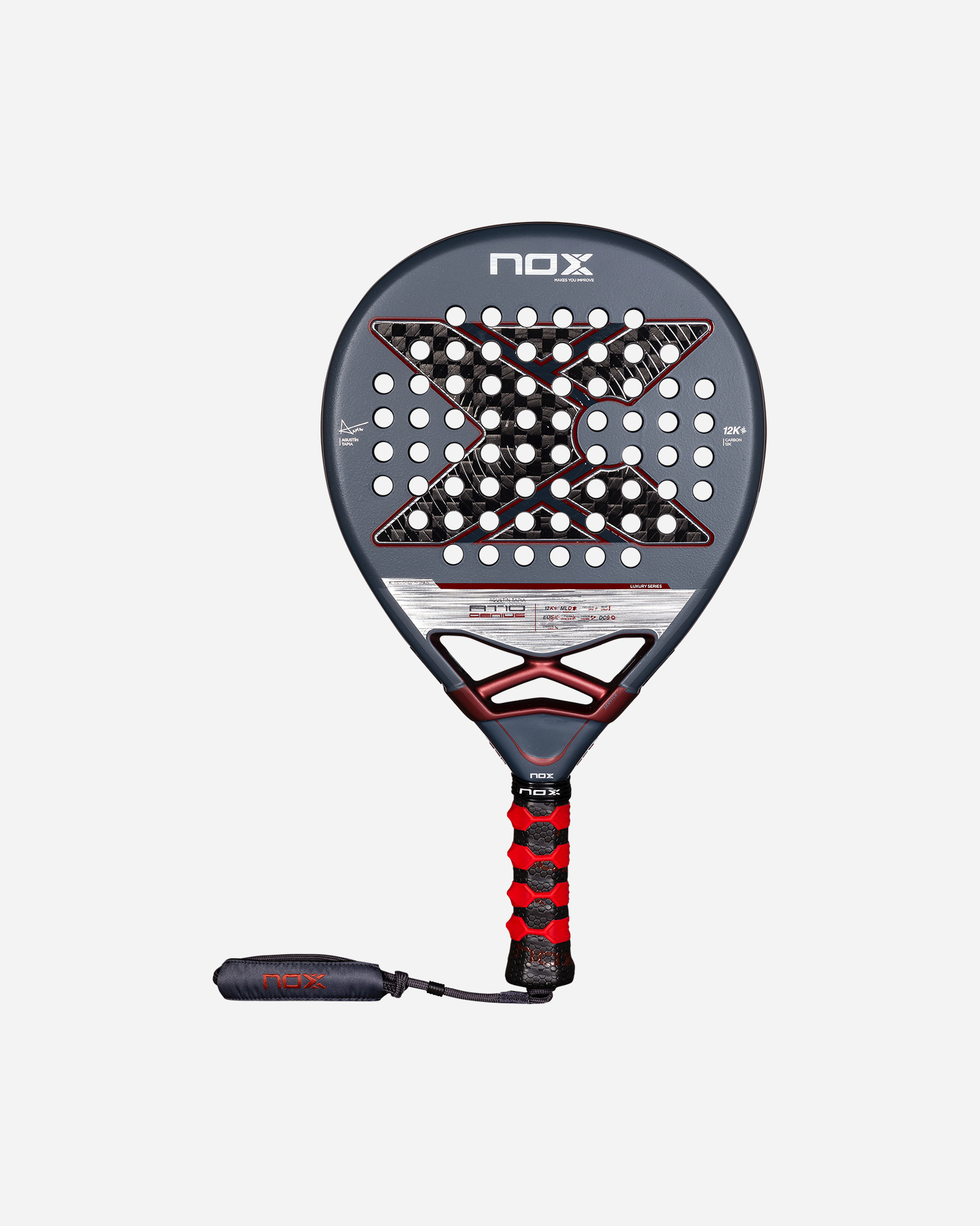 Racchetta padel performance NOX AT10 GENIUS 12K - Nero - 0 | Cisalfa Sport