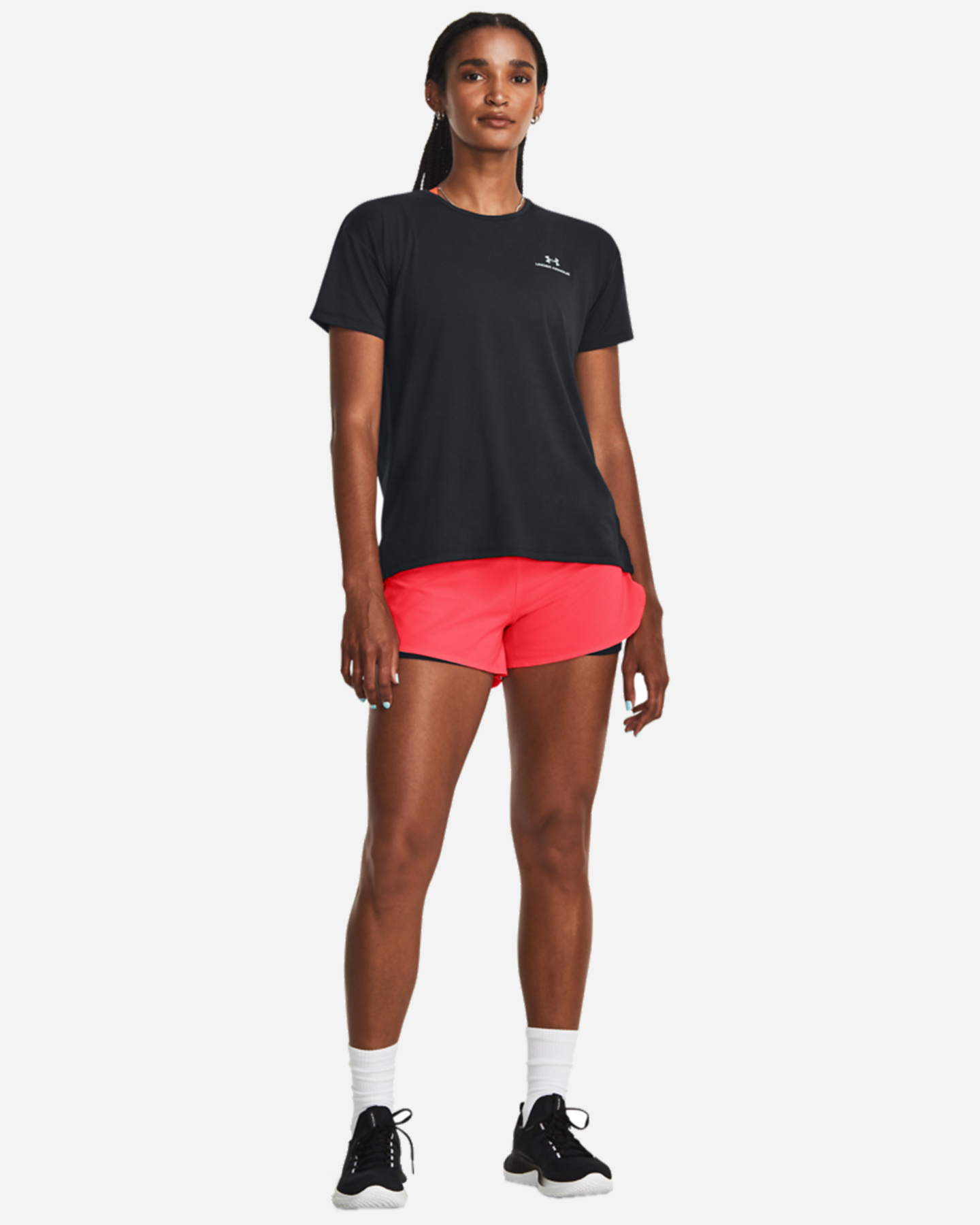 Short training UNDER ARMOUR TRAINING W - Rosso - 4 | Cisalfa Sport