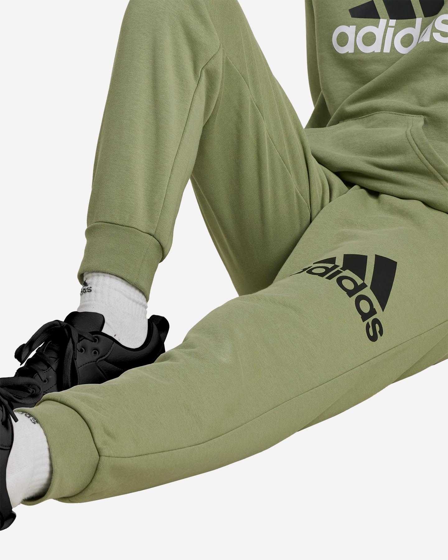 Pantalone ADIDAS BIG LOGO JR - Verde - 5 | Cisalfa Sport
