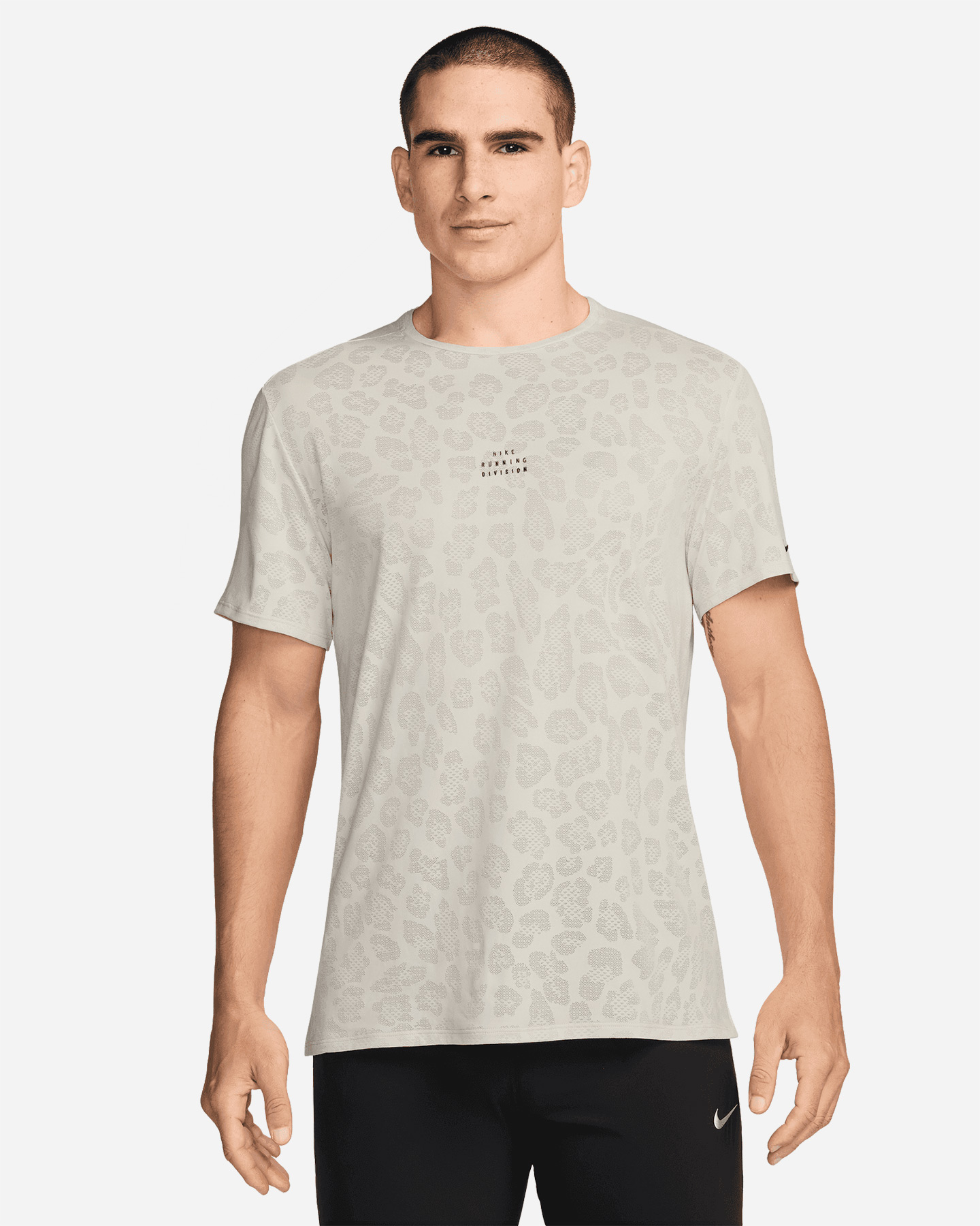 T-shirt running NIKE RISE 365 RUN DIVISION M - Grigio - 0 | Cisalfa Sport