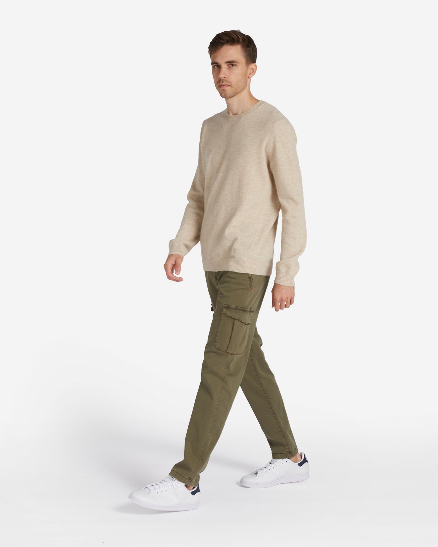 Maglione BEST COMPANY LAMBSWOOL PULL MADE IN ITALY M - Beige - 3 | Cisalfa Sport