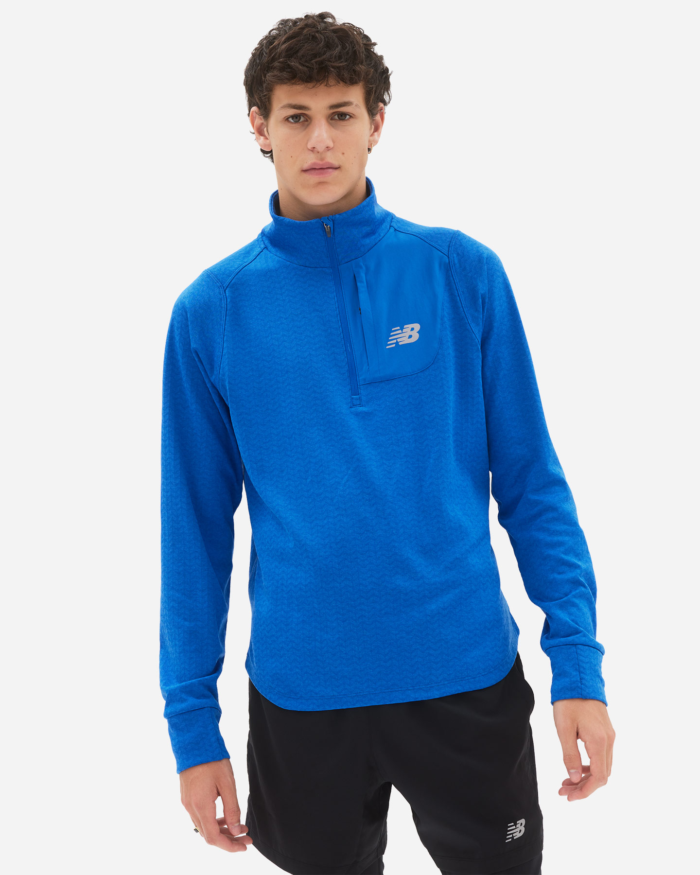 Maglia running NEW BALANCE HEAT GRID M - Blu - 0 | Cisalfa Sport